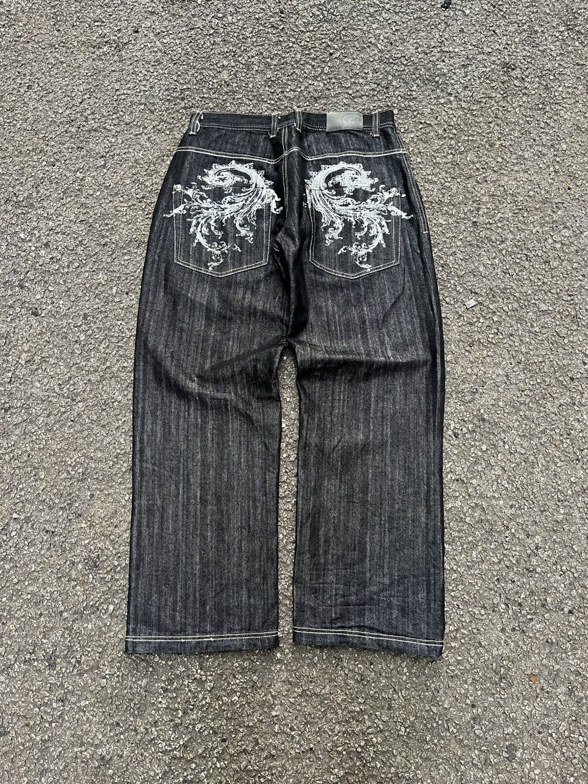 Coogi Crazy Y2K Regal Jeans Tribal Printed Denim Ed Hardy Pants Size US 32 / EU 48 - 1 Thumbnail