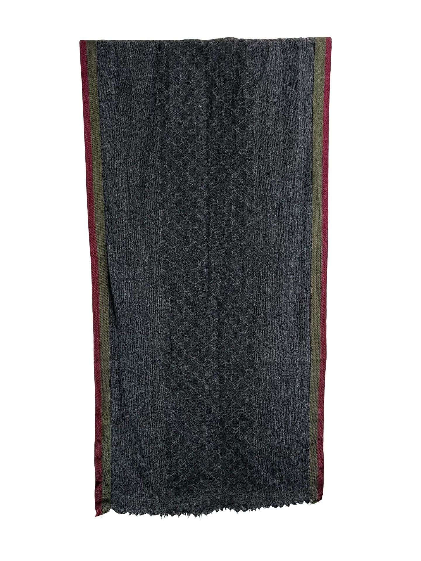 Gucci Gucci Monogram Silk Cashmere Scarf ONE SIZE Size ONE SIZE - 1 Thumbnail