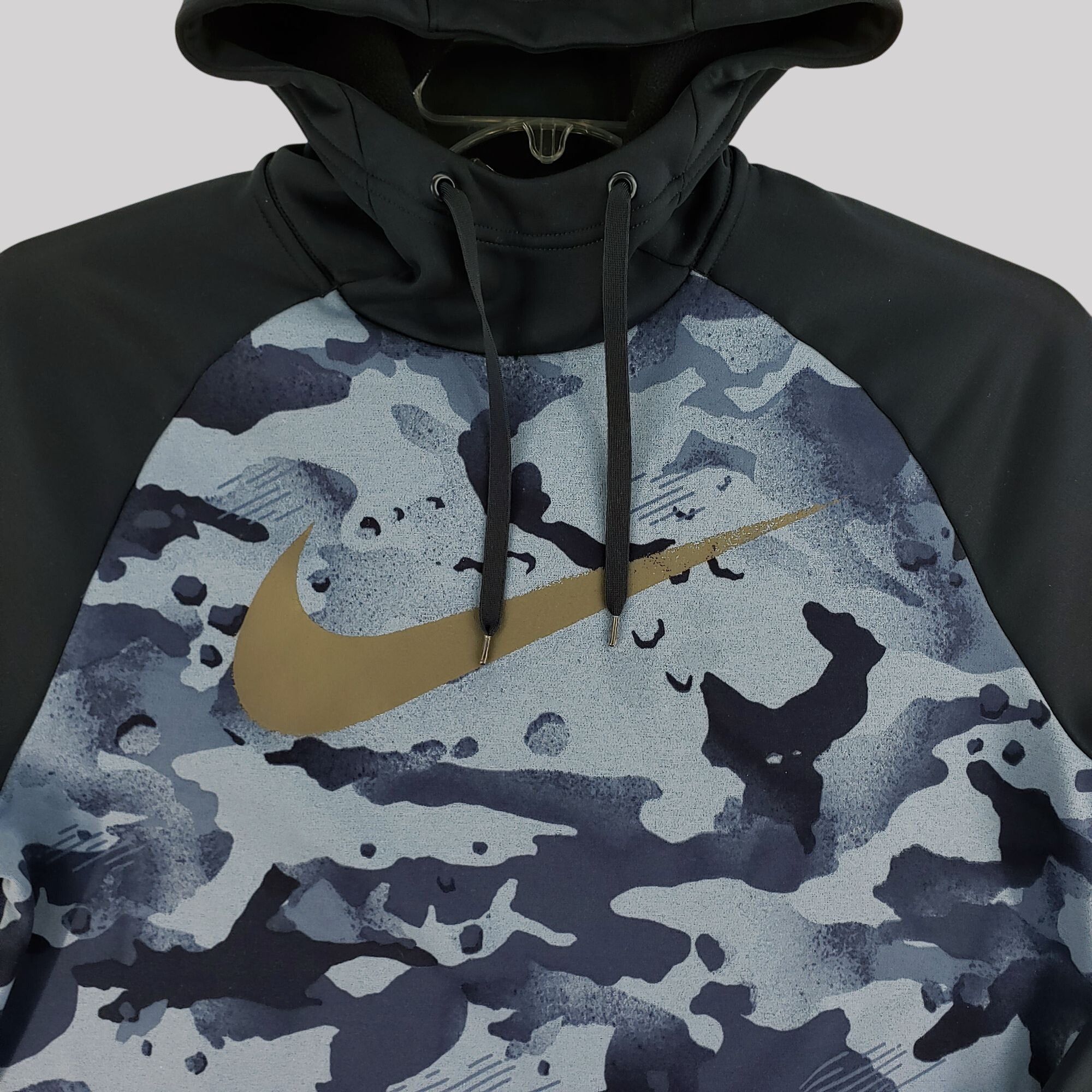 Nike Nike Therma Men's Pullover Blue Camo Training Hoodie Size M Size US M / EU 48-50 / 2 - 6 Thumbnail