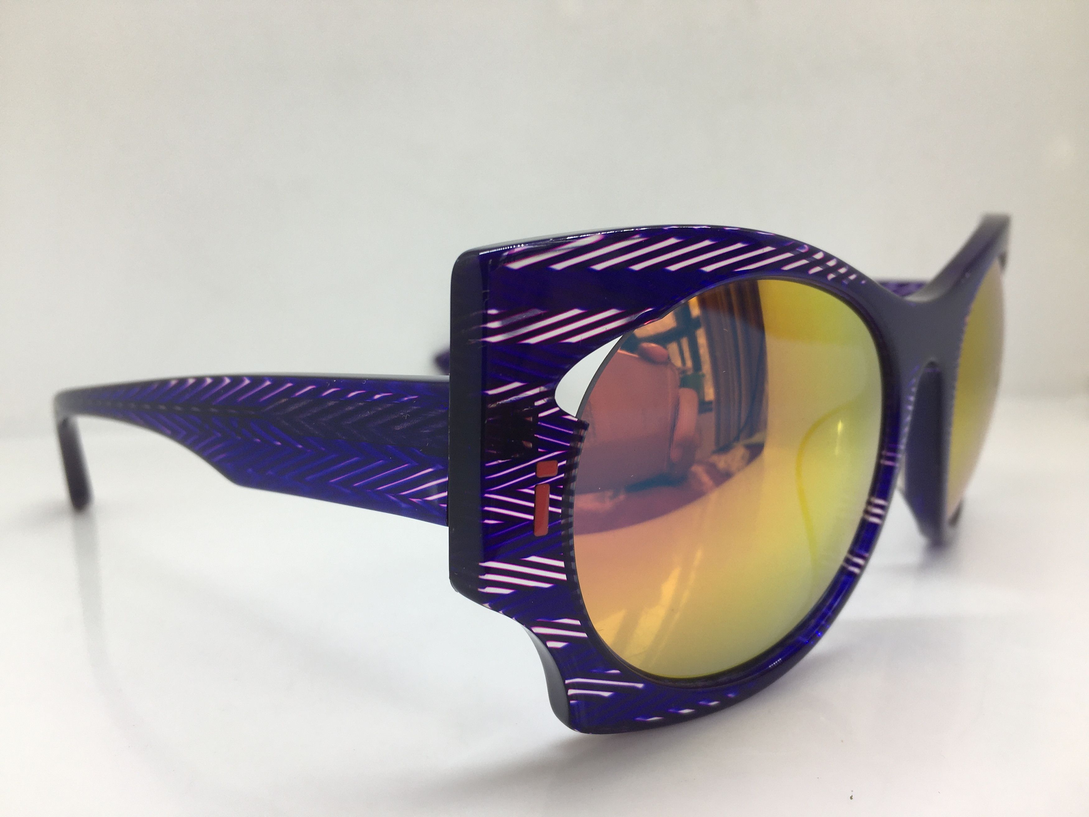 Other Handmade Acetate RUNWAY SHOW Cateye Round Sunglasses Size ONE SIZE - 2 Thumbnail