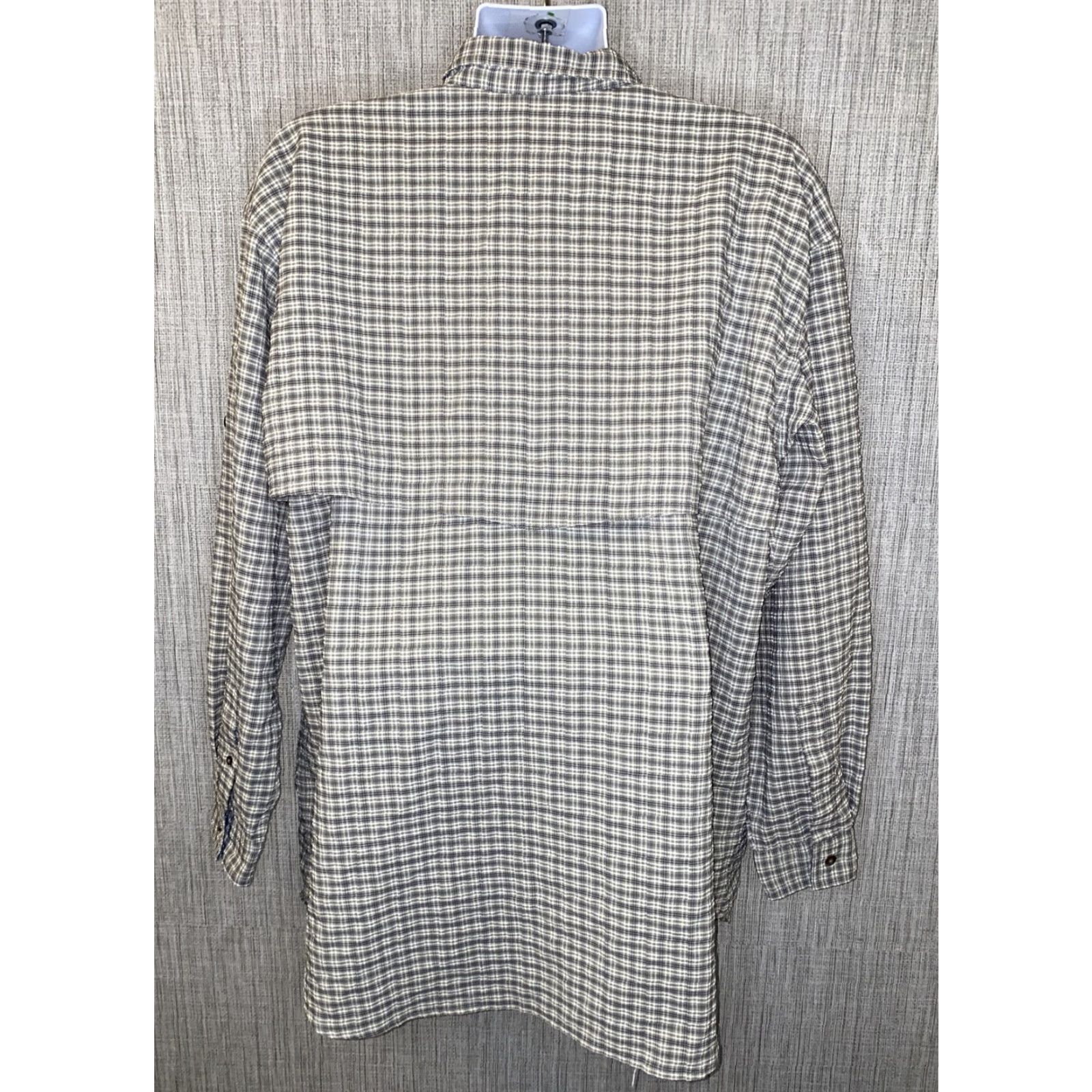 The North Face The North Face Shirt Checkered Long Sleeve Button Front Gray XL Men Regular Size XL Size US XL / EU 56 / 4 - 5 Thumbnail