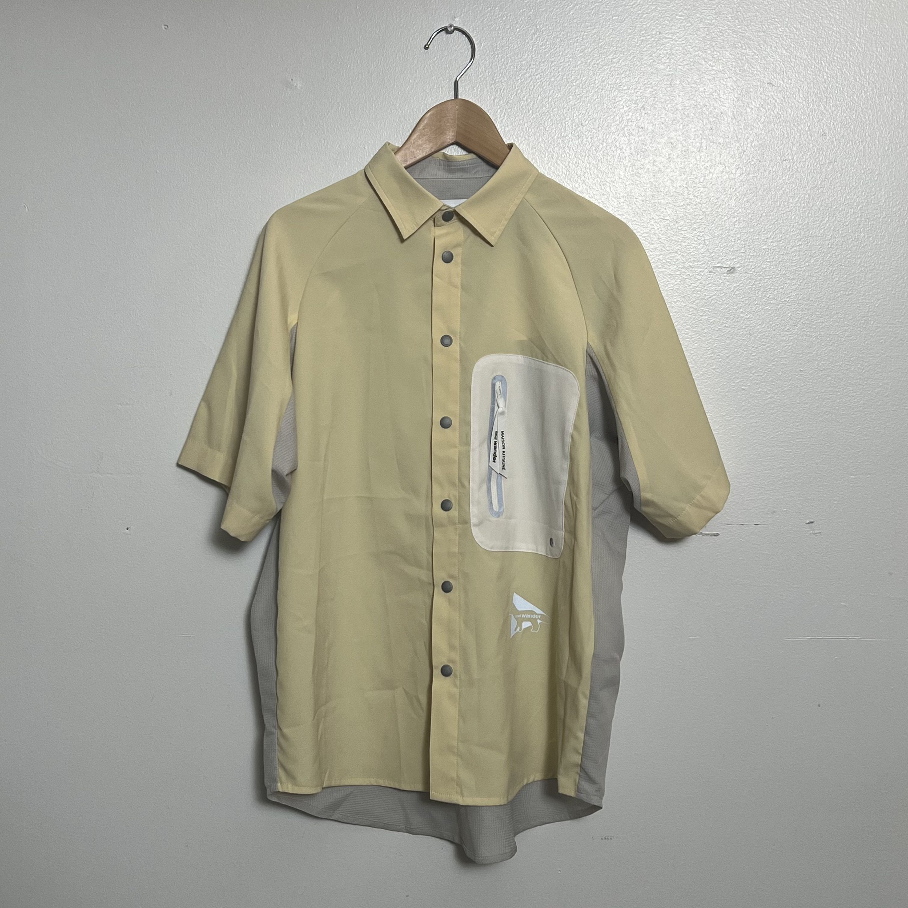 And Wander × Maison Kitsune Hiking Shirt (NWT) Size US L / EU 52-54 / 3 - 1 Thumbnail