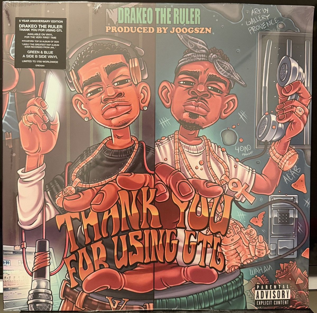 Other Drakeo The Ruler - Thank You For Using GTL vinyl Size ONE SIZE - 1 Thumbnail
