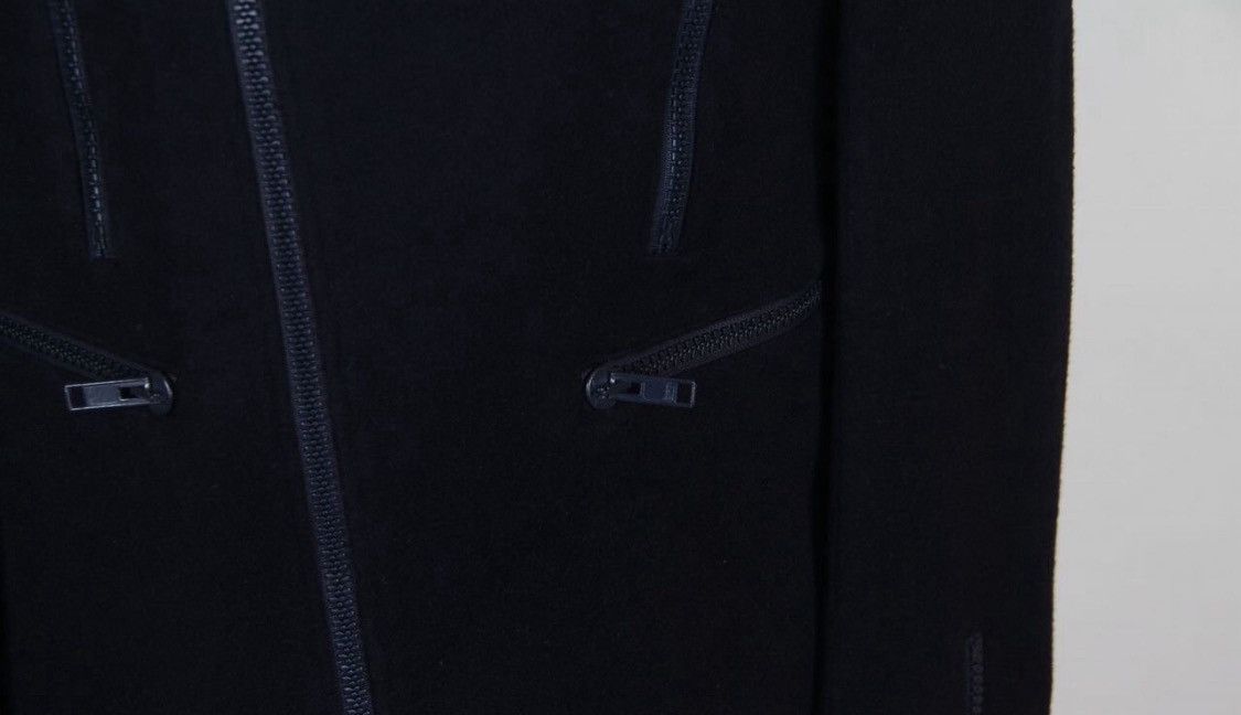 Raf Simons Raf Simons AW04 Waves Perfecto Rider Zip-Up Coat Jacket Size US M / EU 48-50 / 2 - 4 Thumbnail