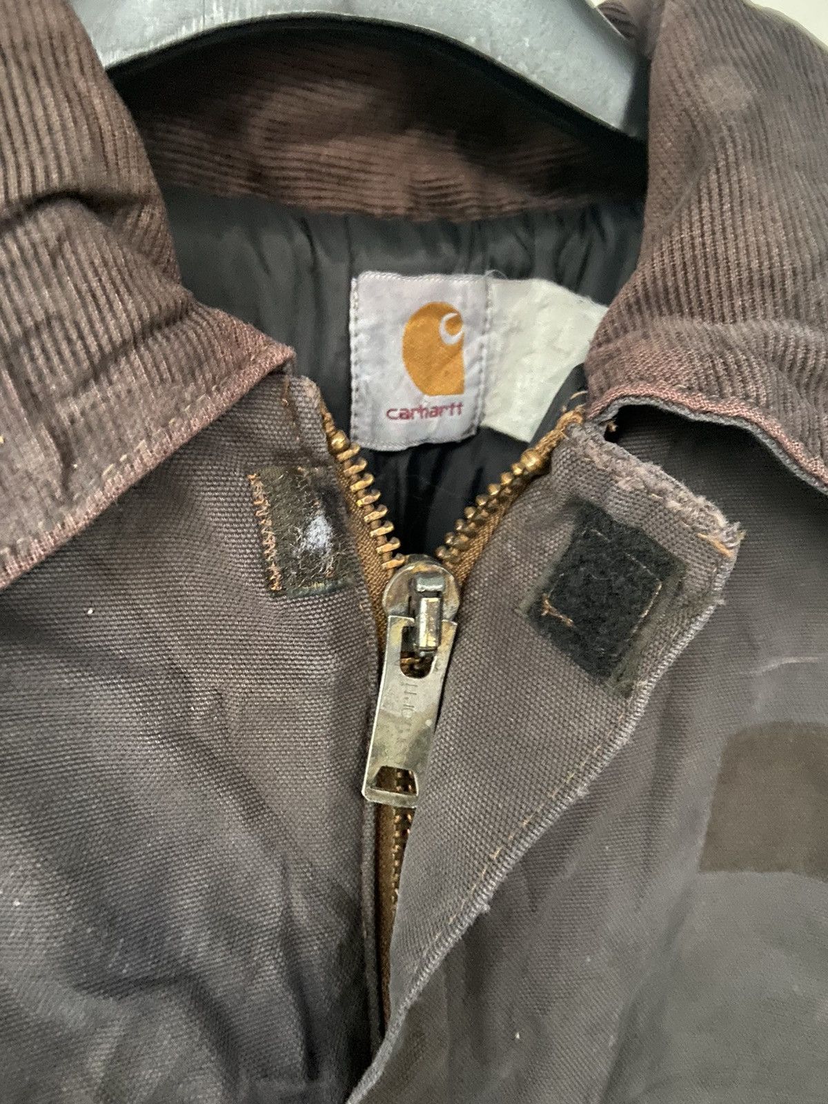 Carhartt × Vintage Carhartt detroit thrashed work jacket Size US XL / EU 56 / 4 - 2 Thumbnail
