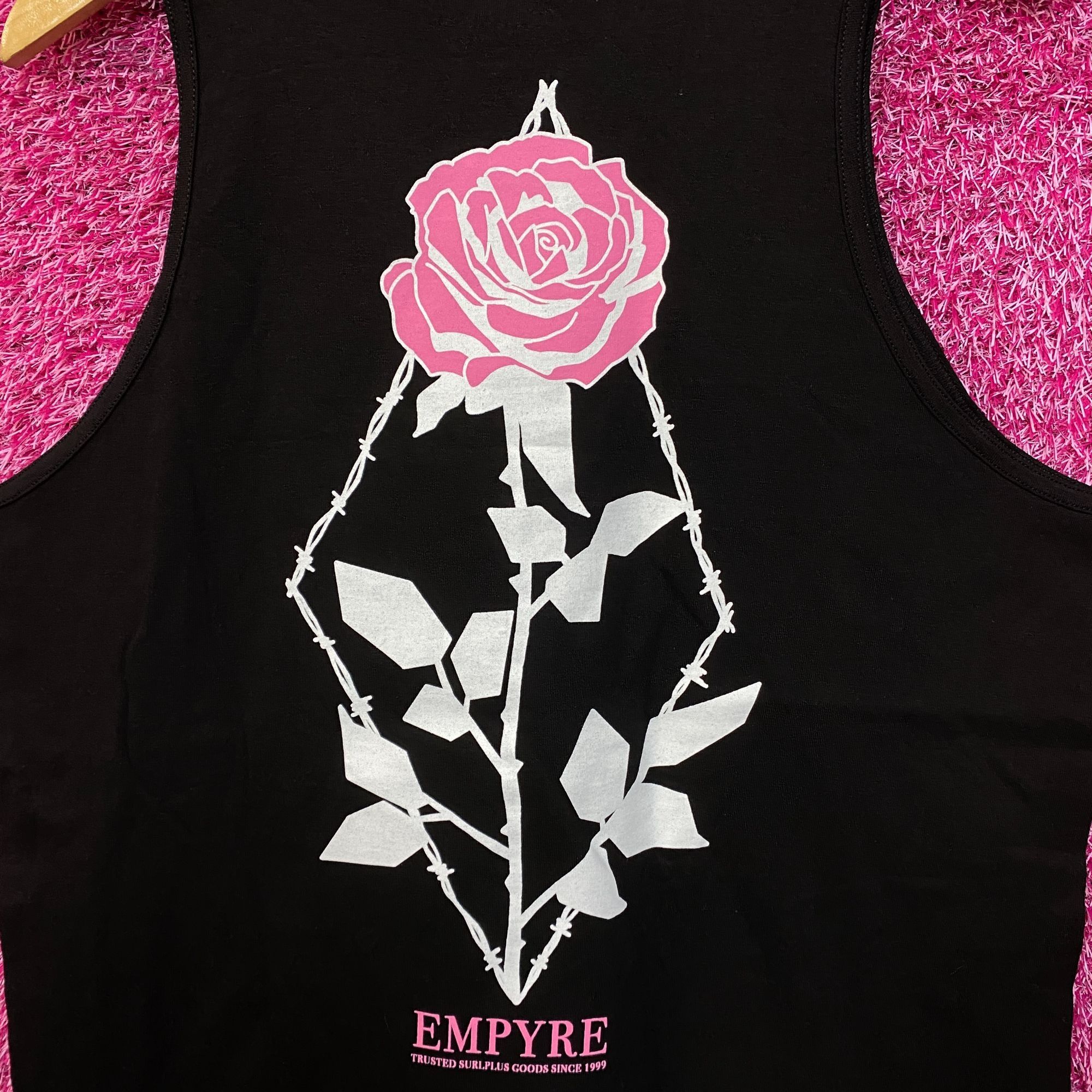 Empyre Empyre Trusted Surplus Goods Since 99 Rose Thorn Tank Top L Size US L / EU 52-54 / 3 - 2 Thumbnail
