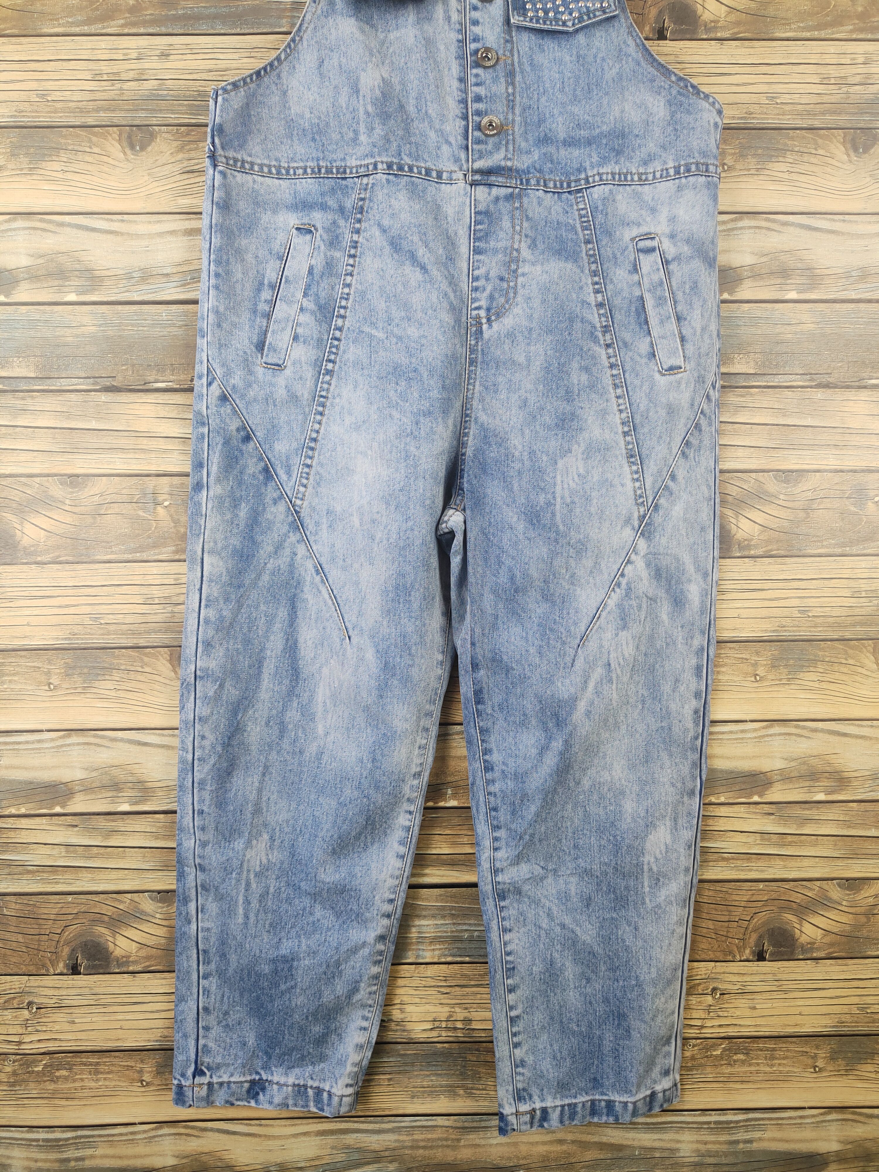 Japanese Brand × Vintage Vintage Japanese Brand Light Blue Denim Jumpsuits Size 36" / US 14 / IT 50 - 5 Thumbnail