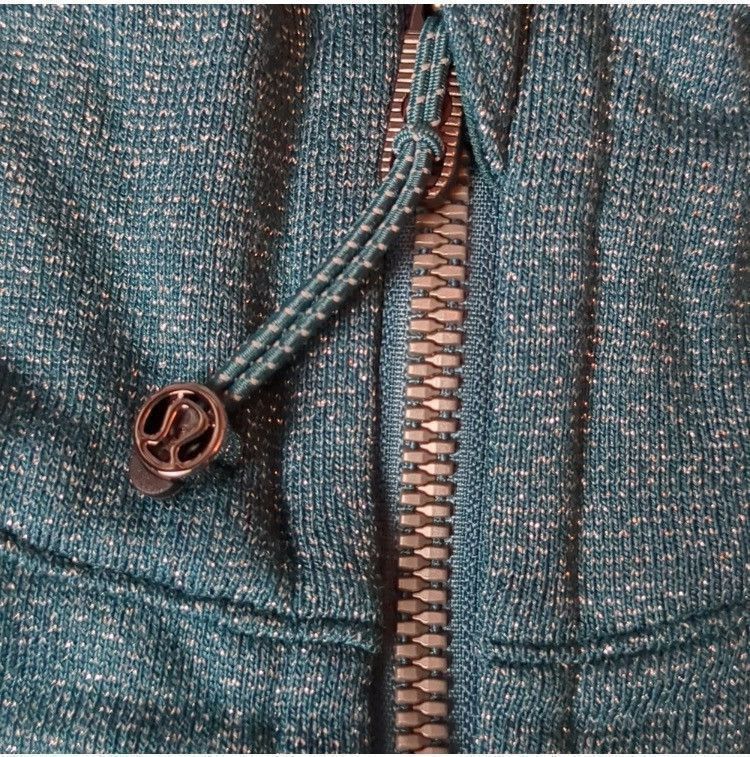 Lululemon Lululemon teal/silver scuba oversize half zip hoodie sz XS/S Size XS / US 0-2 / IT 36-38 - 6 Thumbnail