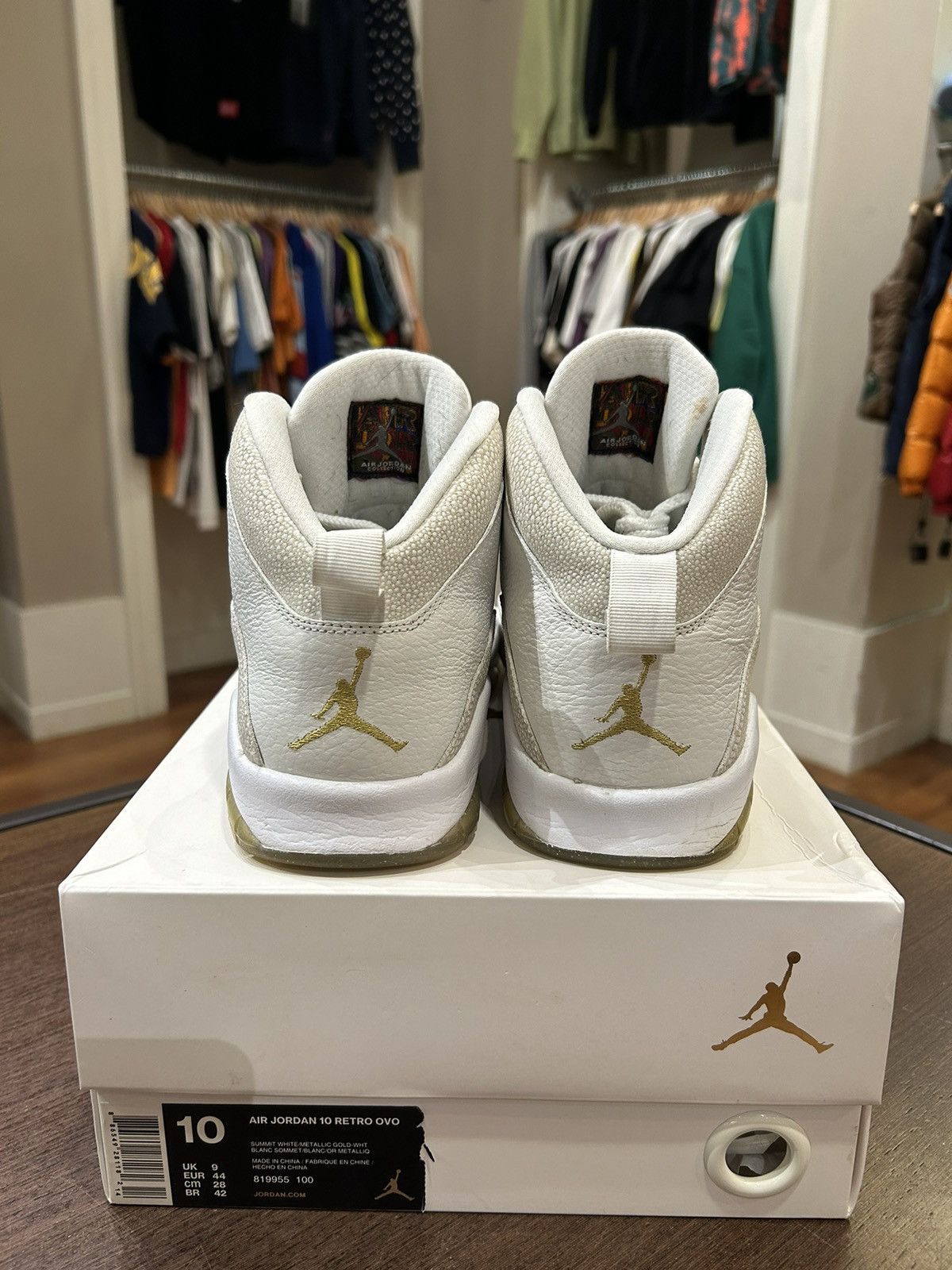 Jordan Brand × October's Very Own Jordan 10 Retro Drake OVO White Size US 10 / EU 43 - 4 Thumbnail