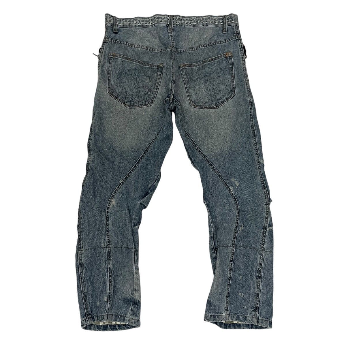 PPFM Vintage Ppfm Rare Design Denim Jeans Size US 34 / EU 50 - 8 Thumbnail