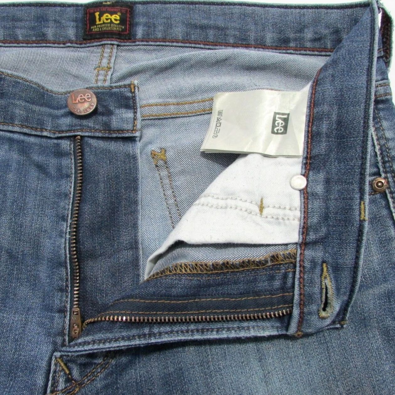 Lee Lee DAREN ZIP FLY Stretch Men’s Slim Fit Skinny Jeans Blue W 31 / L30 REF Y07083 Size US 31 - 7 Thumbnail