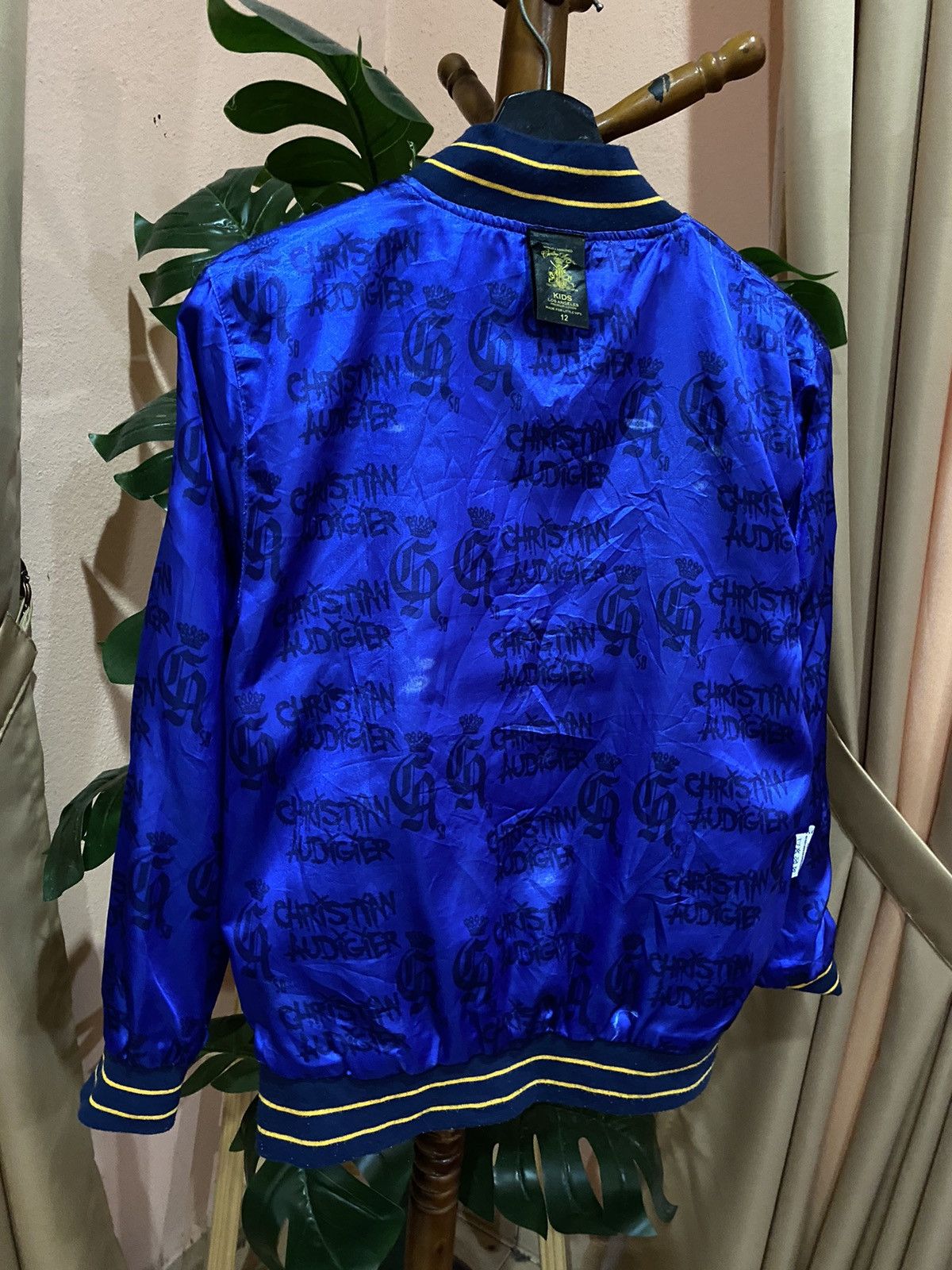 Christian Audigier Christian Audigier Allover Varsity Jacket Bold Embroidery Size US S / EU 44-46 / 1 - 16 Thumbnail