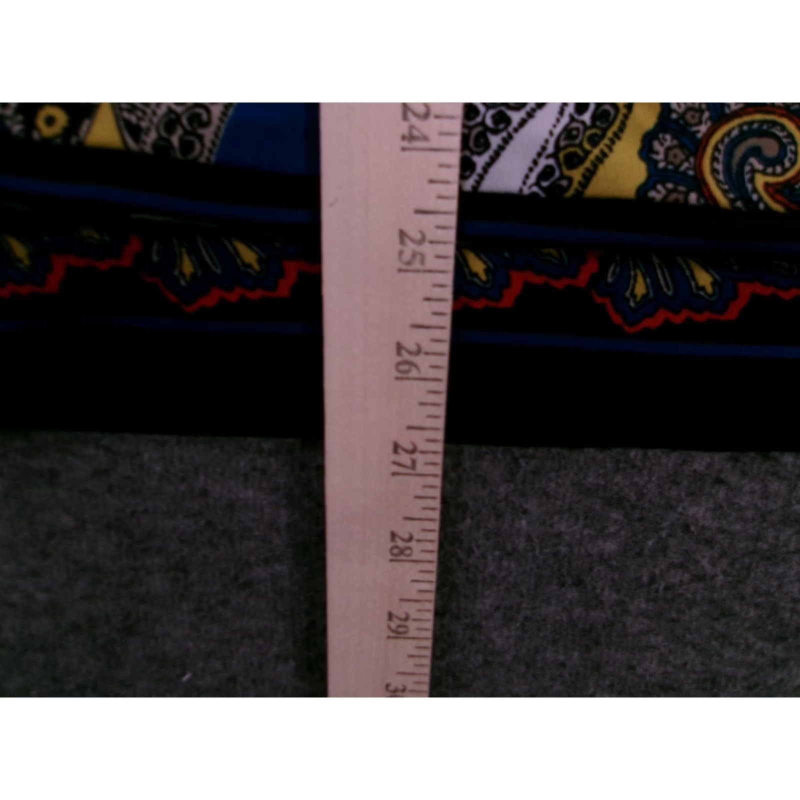 Alfani Alfani Blouse Womens XL Blue Paisley Long Sleeve Pullover Stretch Elastic Cuff Shirt Size XL / US 12-14 / IT 48-50 - 5 Thumbnail