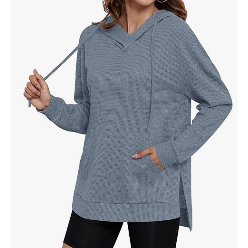 The Unbranded Brand Women's Sweater Gray-Blue SIZE 2XL Polyester/Spandex Size XXL / US 16-18 / IT 52-54 - 5 Thumbnail