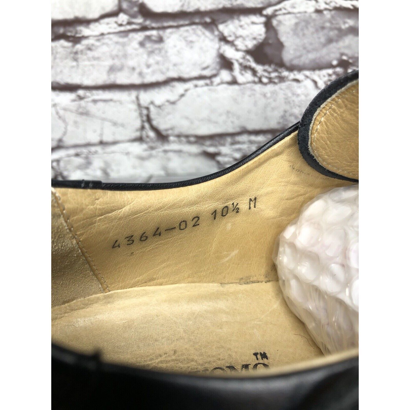 Pronto Uomo Pronto Uomo Black Leather Oxford Derby Lace Up Dress Shoes M Size US 10.5 / EU 43-44 - 9 Thumbnail