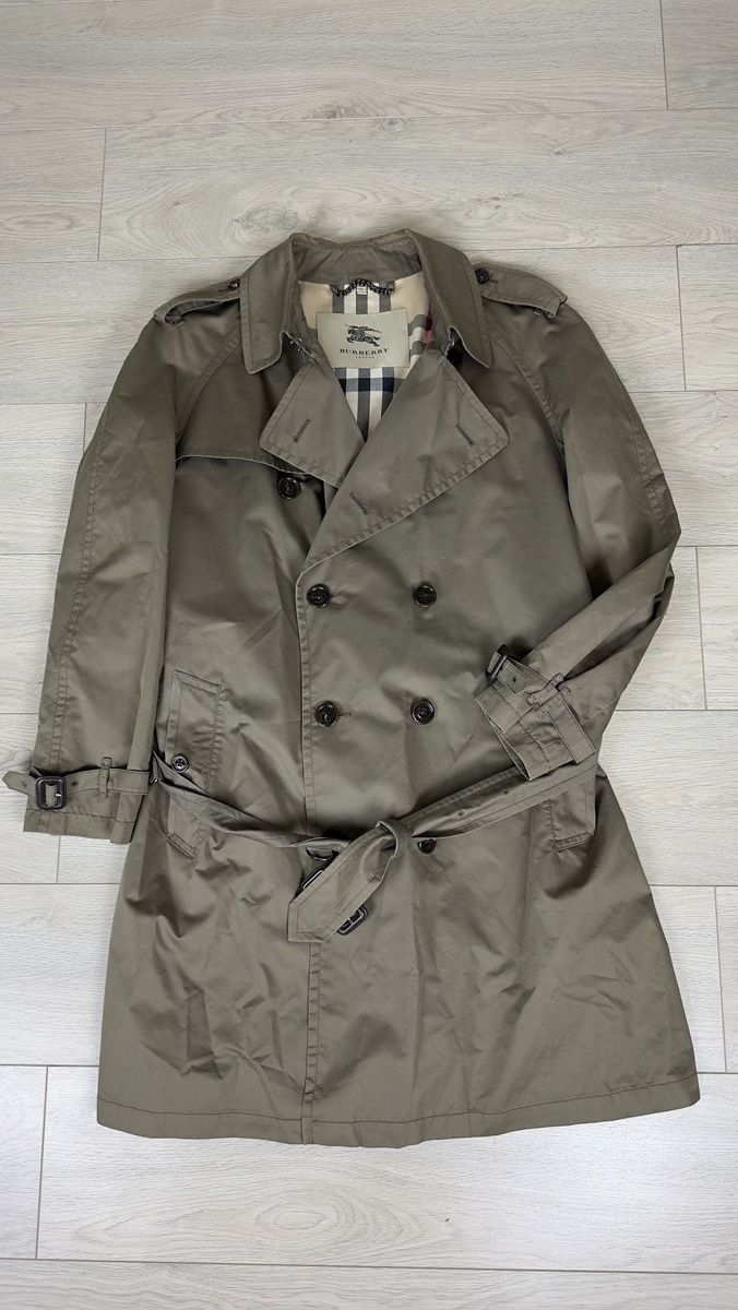 Burberry Burberry Middle length Belted Trench Size US XL / EU 56 / 4 - 1 Thumbnail