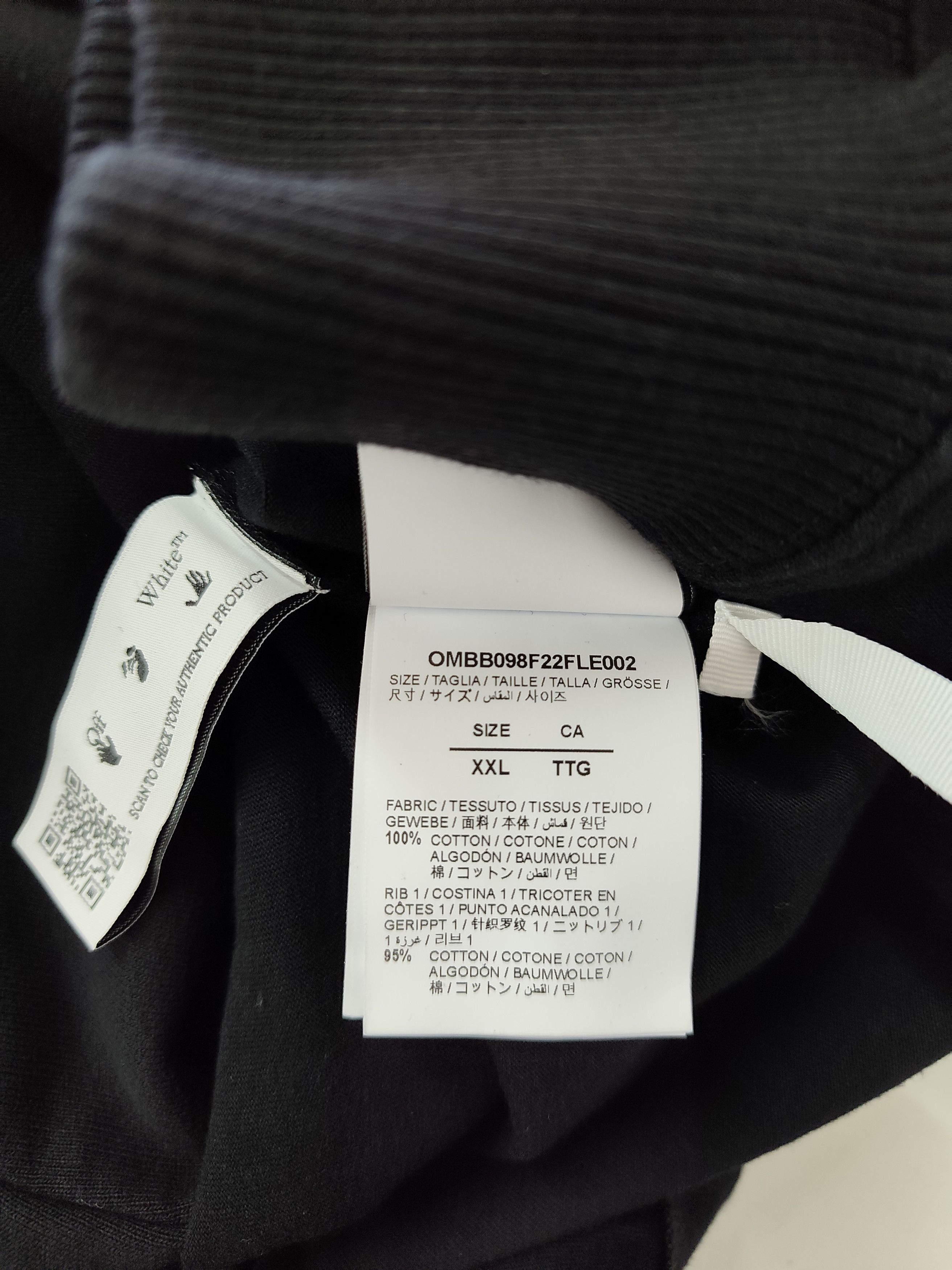 Off-White Off-White "Carlos Type Double Tee" Size US XXL / EU 58 / 5 - 7 Thumbnail