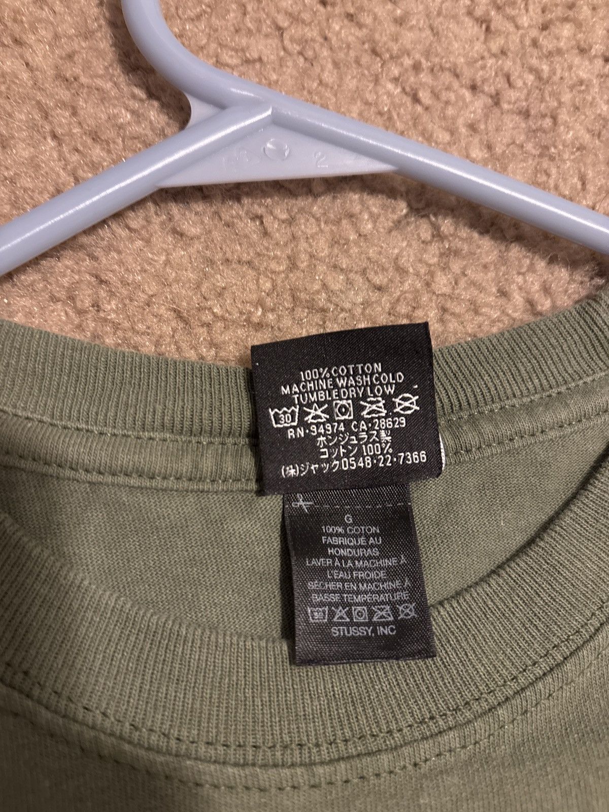 Stussy Stüssy “High Octane” Tee Olive Green Size US L / EU 52-54 / 3 - 5 Thumbnail