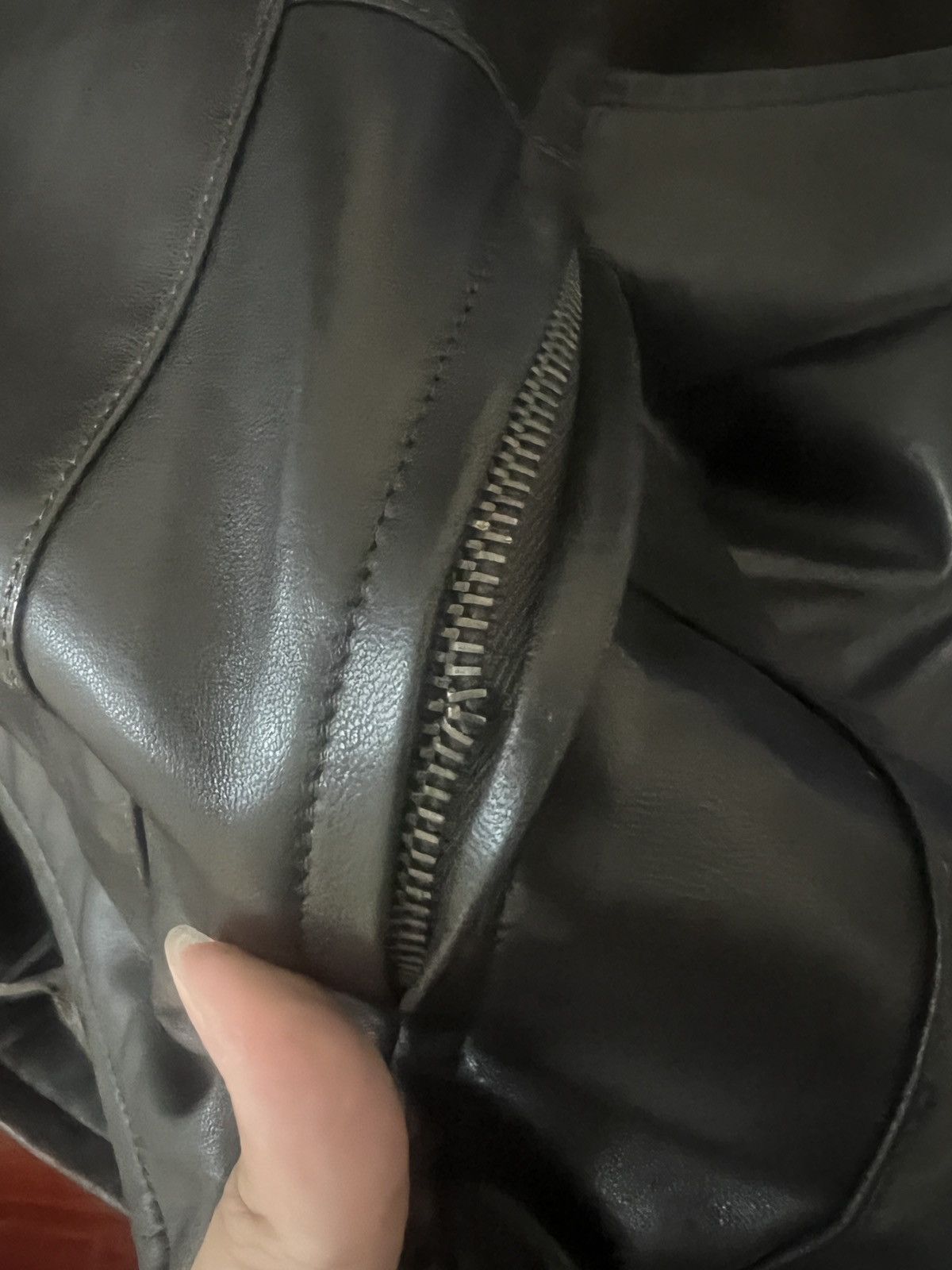 Armani ARMANI LEATHER JACKET Size US M / EU 48-50 / 2 - 5 Thumbnail