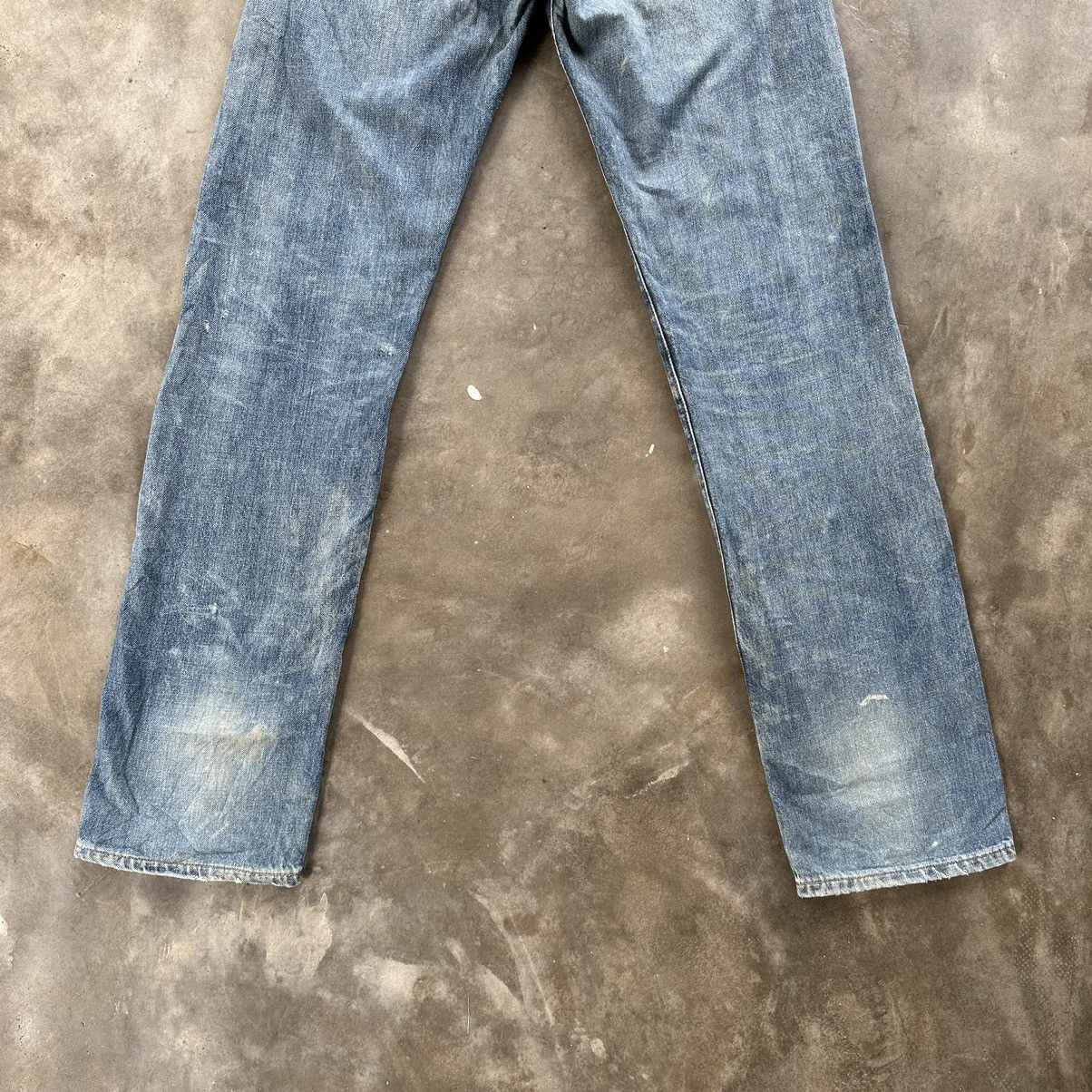 Japanese Brand Vtg🔥Levi’s 502 Talon Selvedge Distressed Faded Denim Jean Size US 30 / EU 46 - 14 Thumbnail