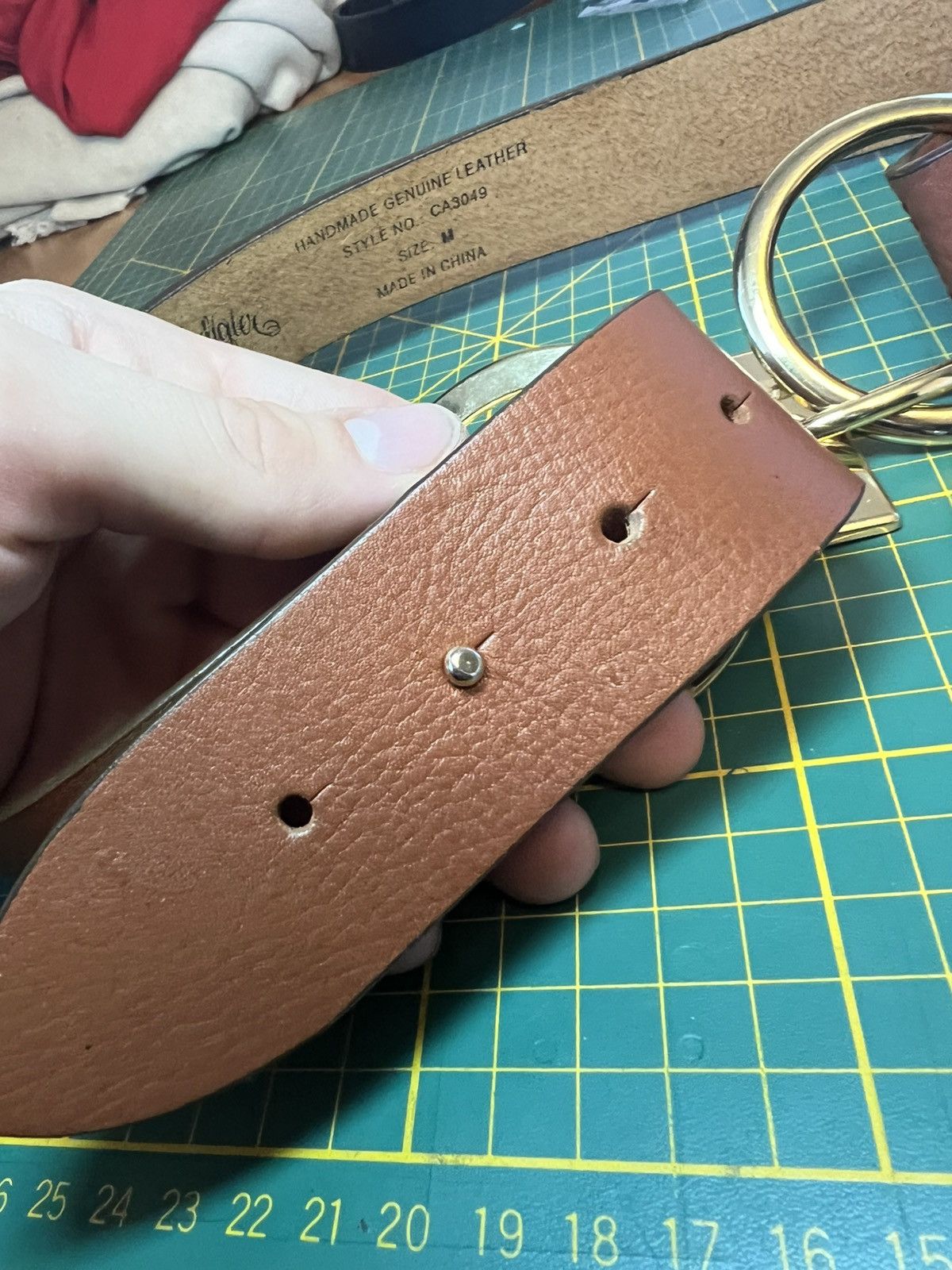 Christian Audigier Vintage Christian Audigier gold crown buckle leather belt Size ONE SIZE - 14 Thumbnail