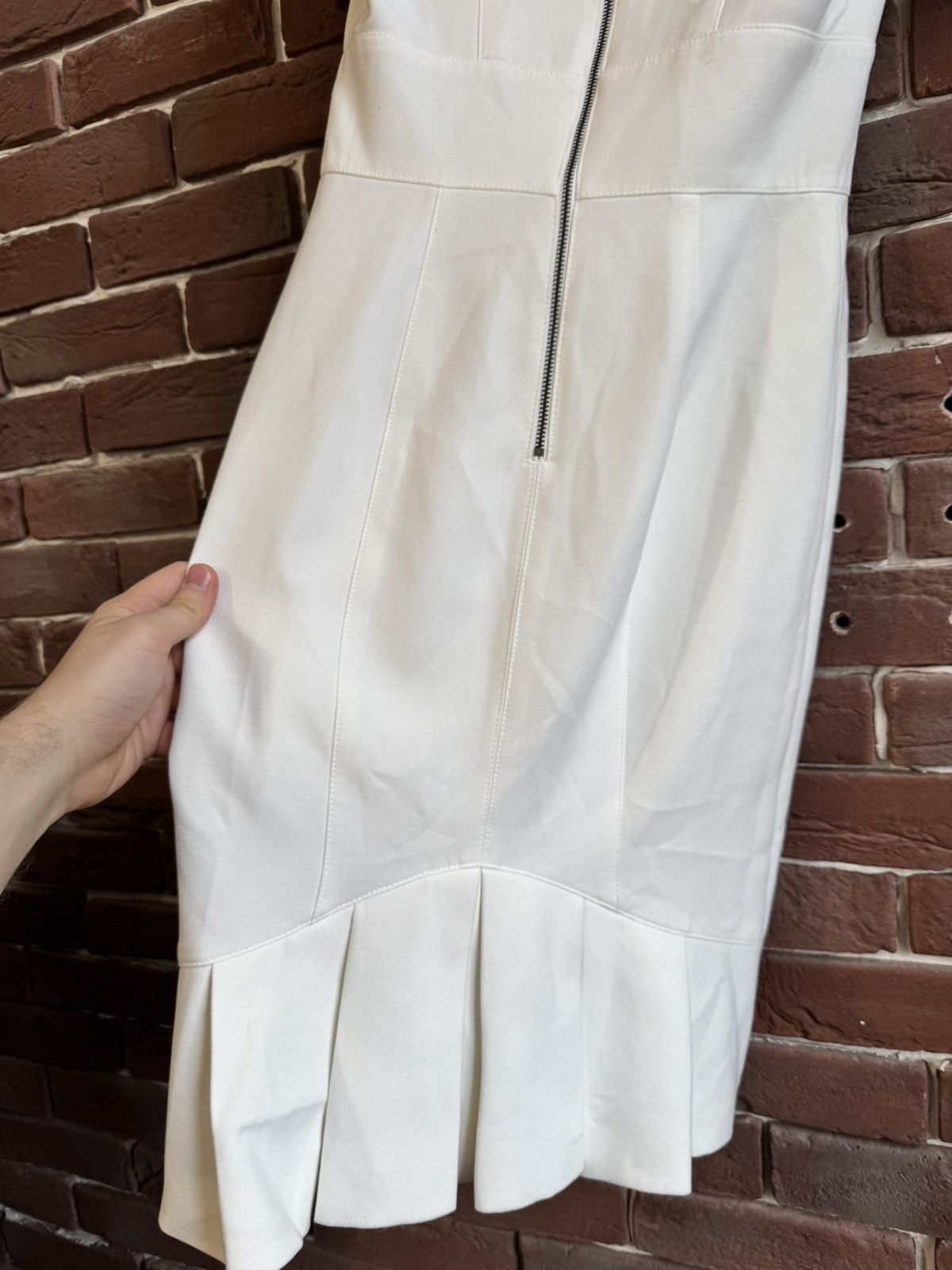 Burberry Vintage Y2K Burberry Luxury Dress Designer 36IT White Size XS / US 0-2 / IT 36-38 - 9 Thumbnail