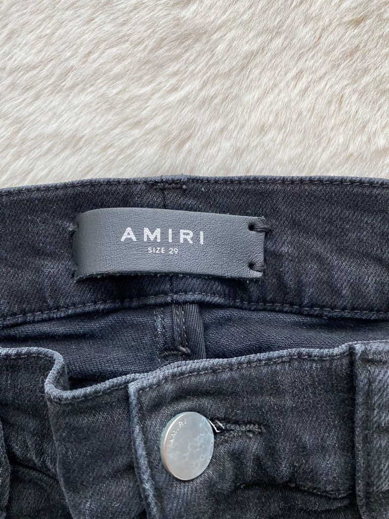Amiri Amiri Washed black Dongying patchwork jeans 2501-Nextarrow Size US 29 - 2 Thumbnail