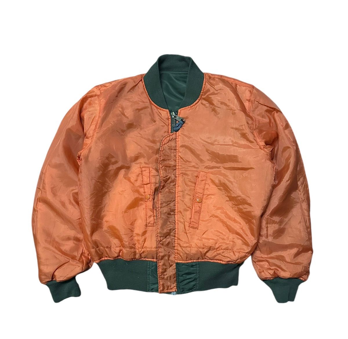 Other US air force type ma-1 reversible bomber jacket Size US M / EU 48-50 / 2 - 7 Thumbnail