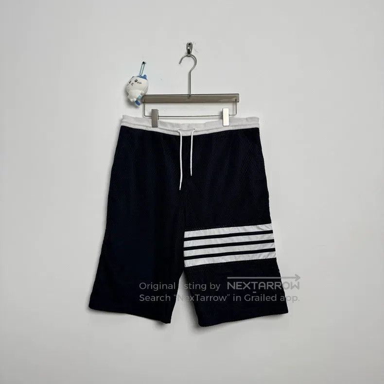 Thom Browne Thom Browne size 5 Tech fabric four stripe shorts Size US 44 / EU 60 - 1 Thumbnail