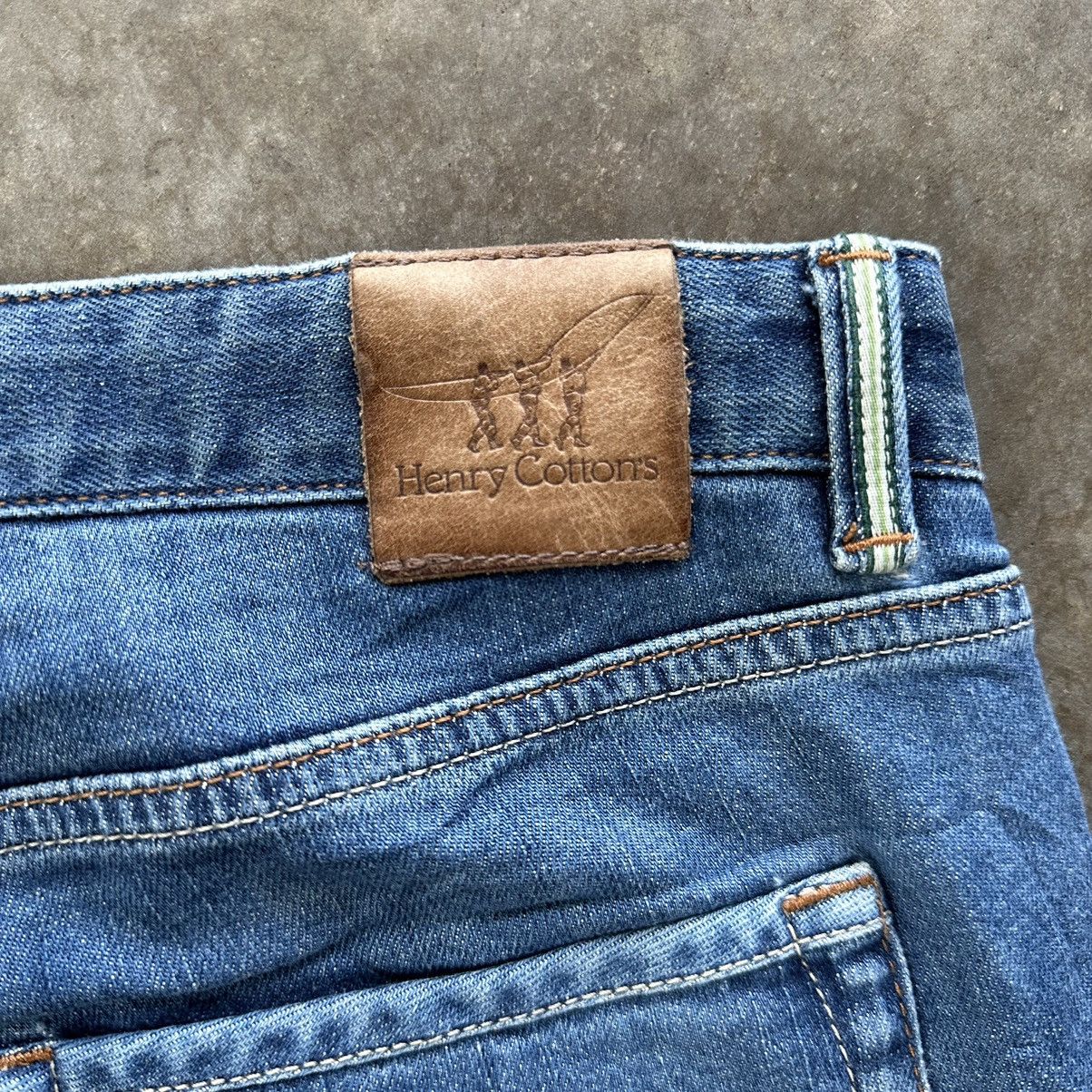 Japanese Brand Vintage Henry Cottons Distressed Faded Denim Jean Pant W34 Size US 34 / EU 50 - 14 Thumbnail