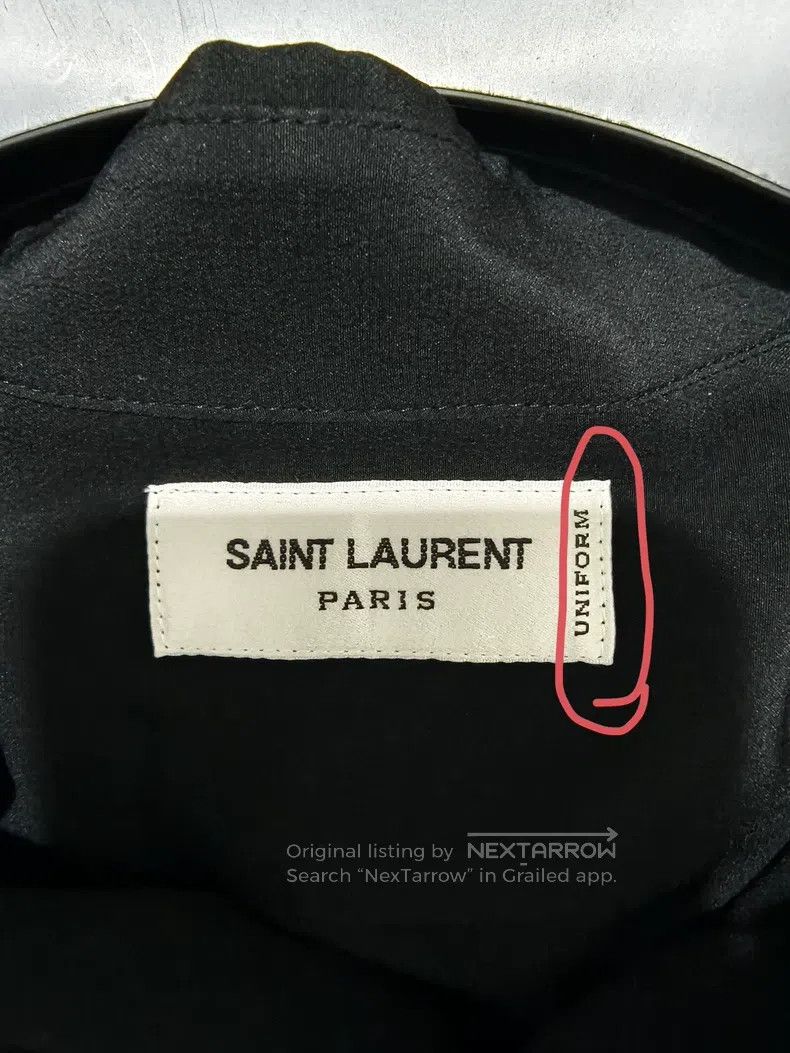 Saint Laurent Paris Saint Laurent Paris Black Silk Shirt i Size XS / US 0-2 / IT 36-38 - 5 Thumbnail