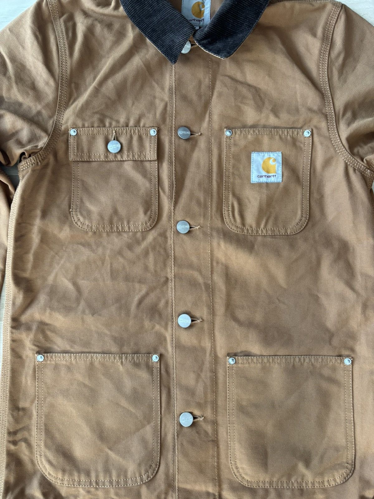 Carhartt × Vintage Vintage Carhartt Michigan Coat Work Jacket Size US L / EU 52-54 / 3 - 3 Thumbnail
