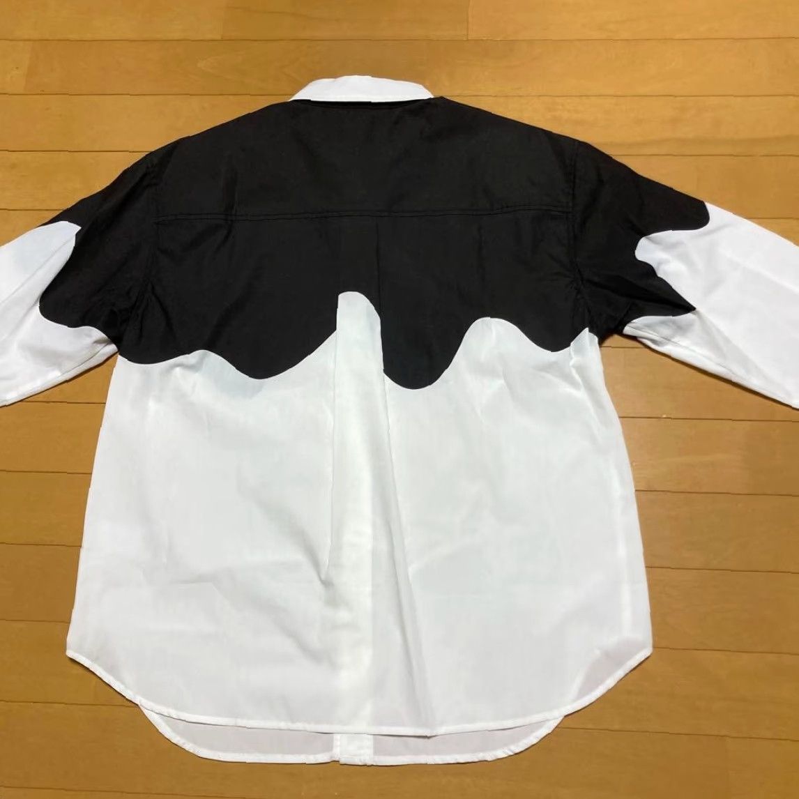 Vintage Splatoon 3 x Zozotown Sumi Kake Smocked Shirt Asian Unisex M size Japan Shirt Unisex M Black White Japan 90s Concert Theme Mens Womens Size US M / EU 48-50 / 2 - 5 Thumbnail