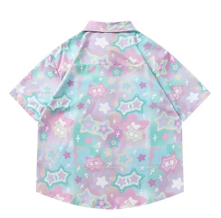 Other Graffiti Button Up Short Sleeve Shirt Size US M / EU 48-50 / 2 - 2 Thumbnail