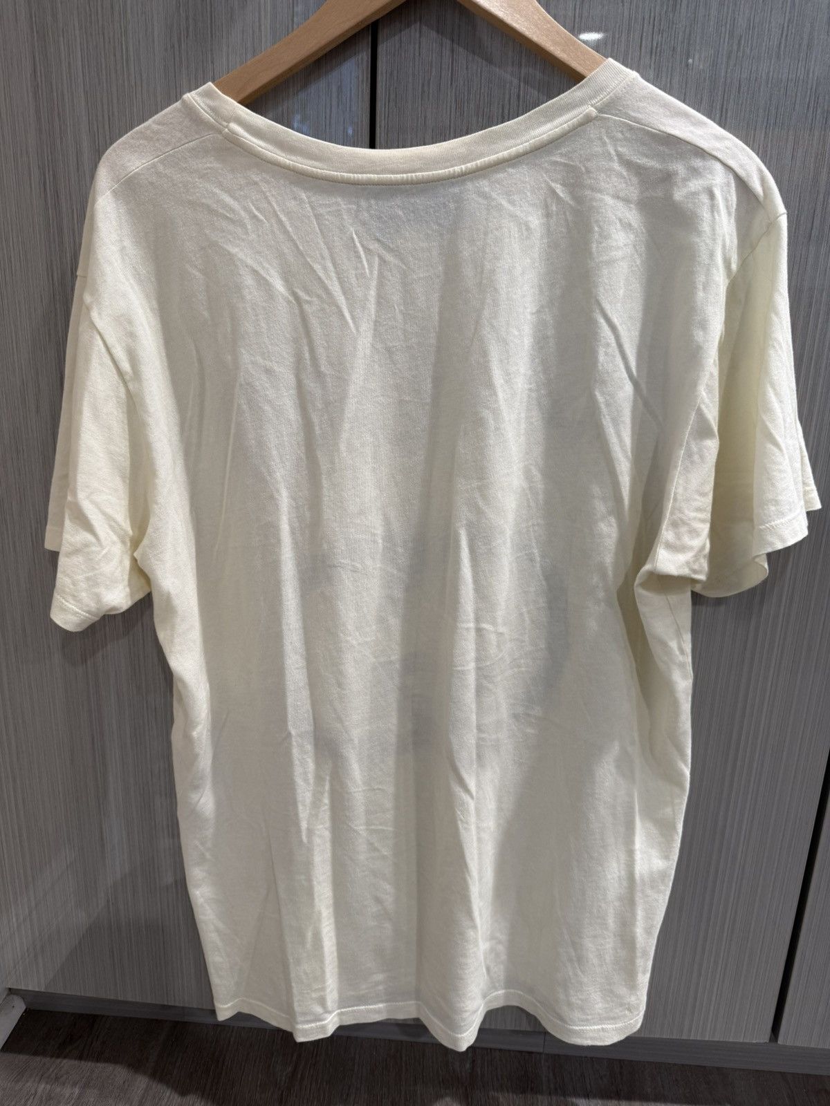 Gucci Gucci Beige GG Logo T Shirt Size US M / EU 48-50 / 2 - 3 Thumbnail