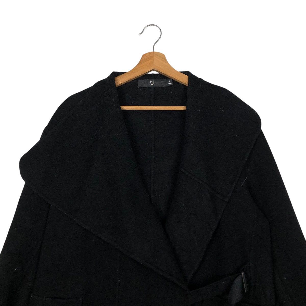 Jil Sander × Uniqlo Rich Black Iconic Long Jacket Bondage Parachute Jill Sander Size US M / EU 48-50 / 2 - 9 Thumbnail