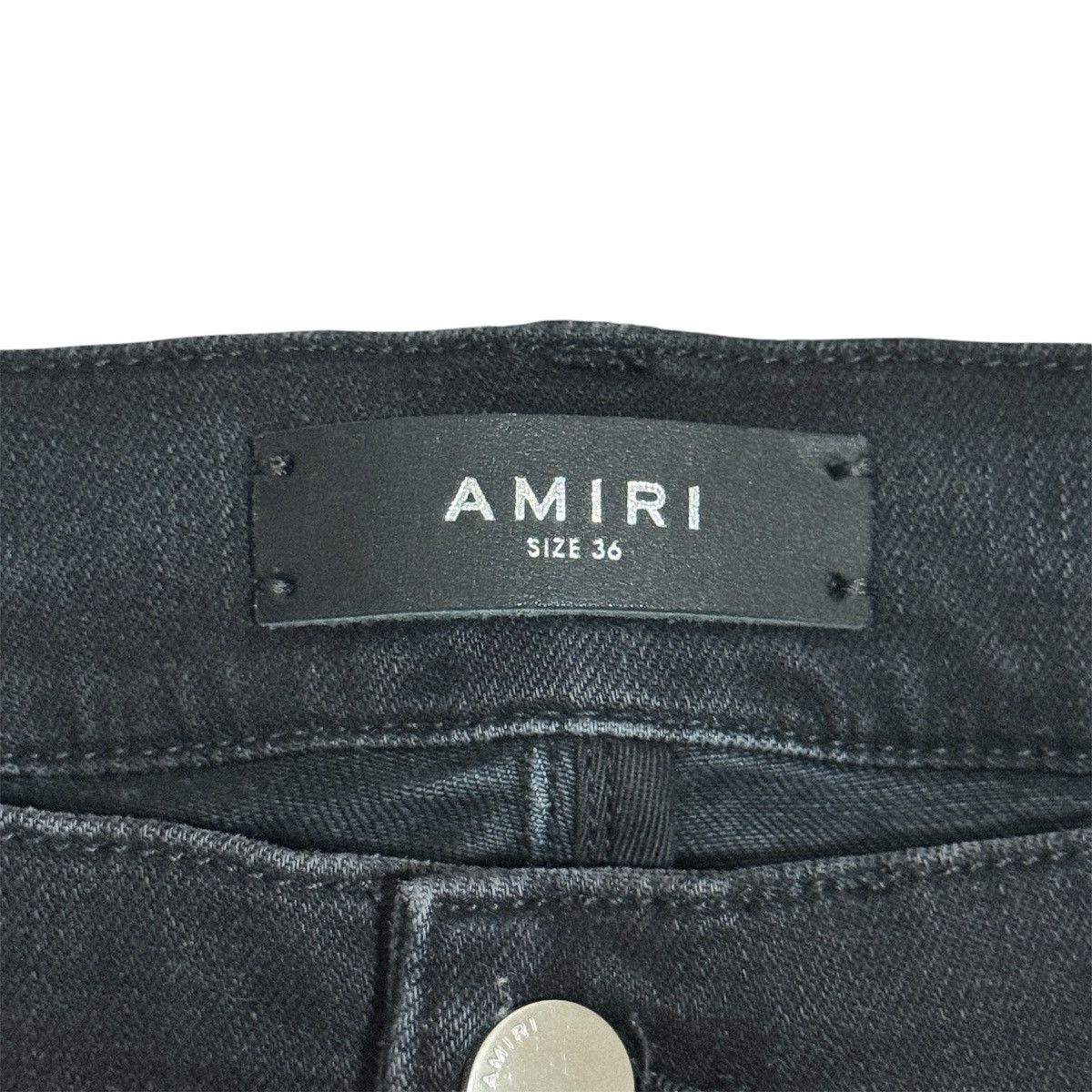 Amiri Amiri Black Crystal Jeans Size 36 Size US 36 / EU 52 - 2 Thumbnail