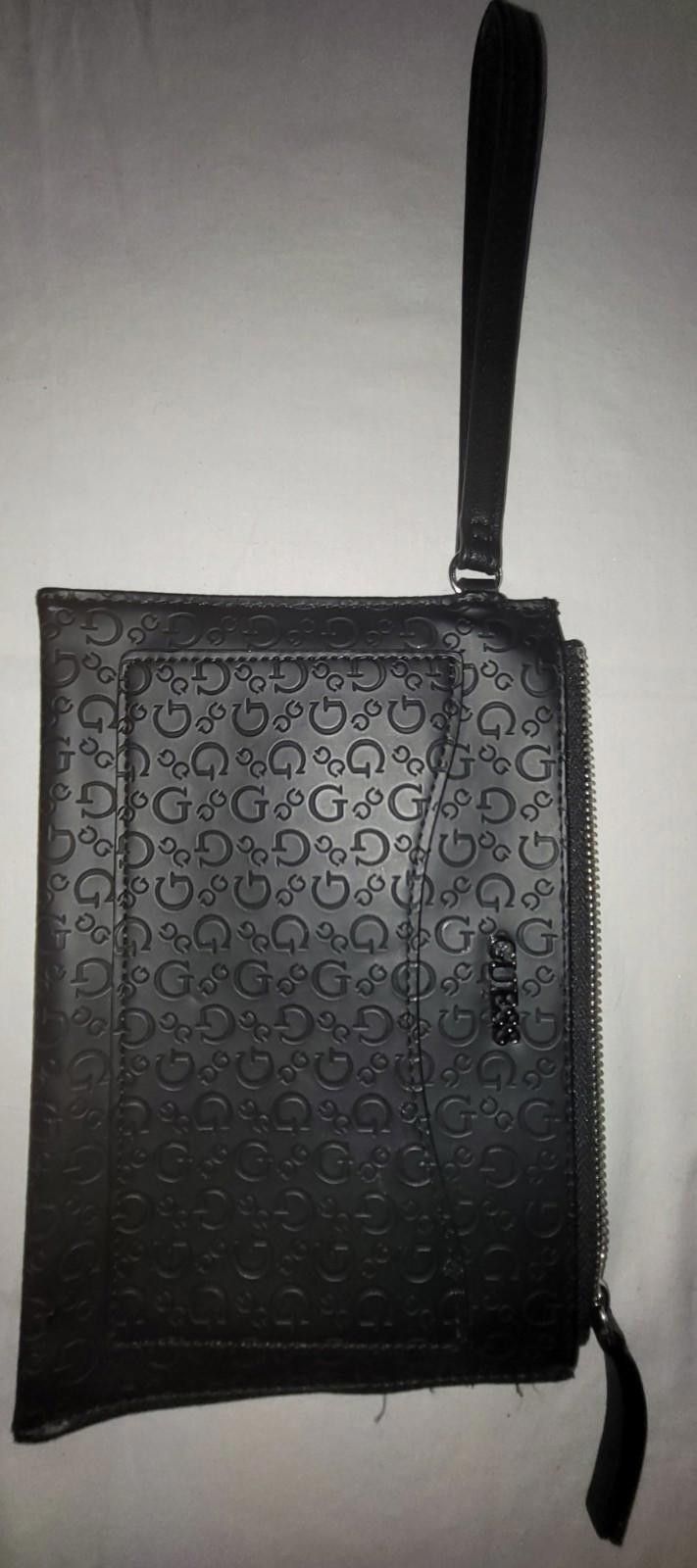 Guess GUESS pleather pouch black Size ONE SIZE - 1 Thumbnail