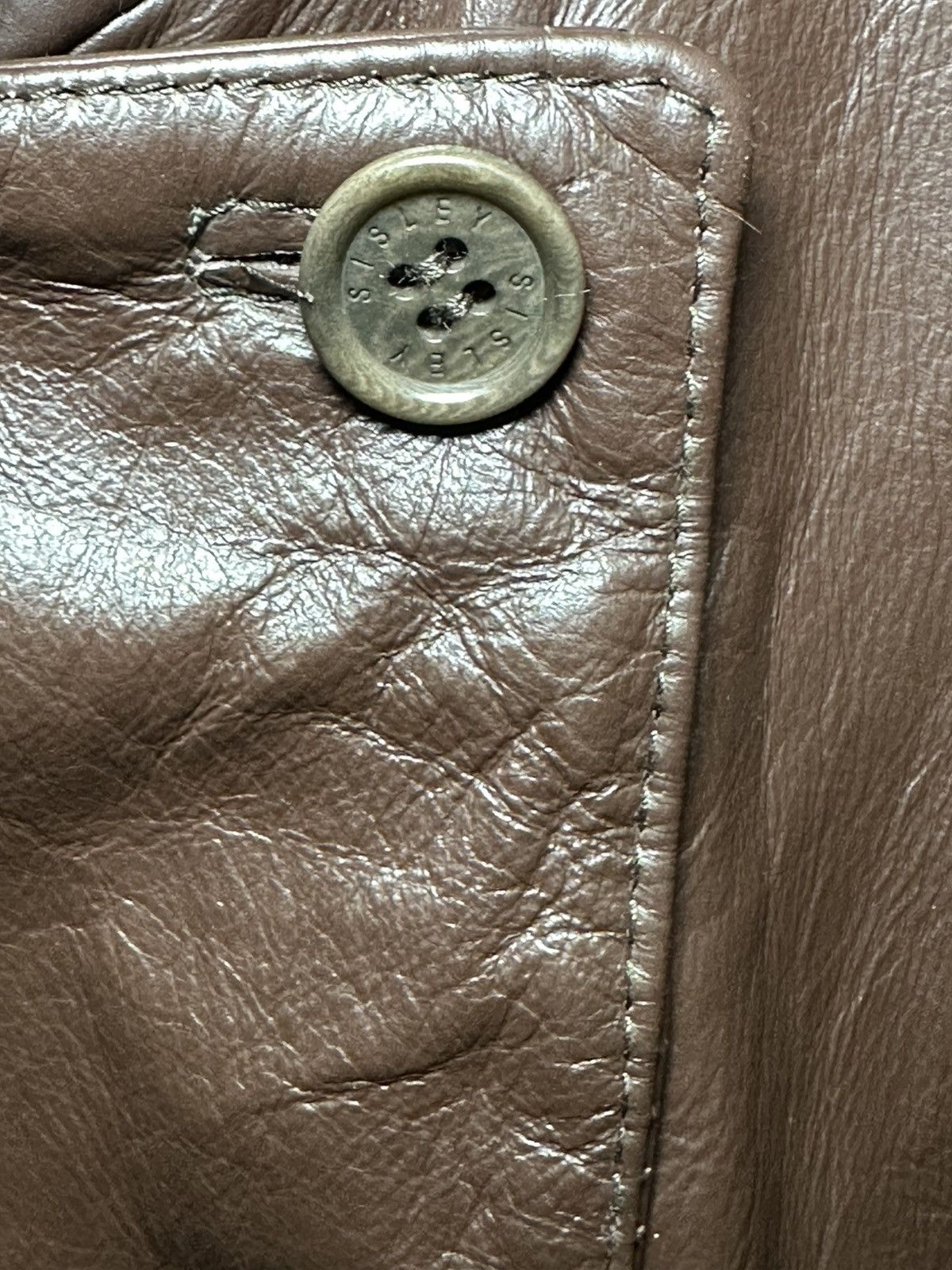 Sisley Sisley Genuine Leather Long Coat Size US S / EU 44-46 / 1 - 8 Thumbnail
