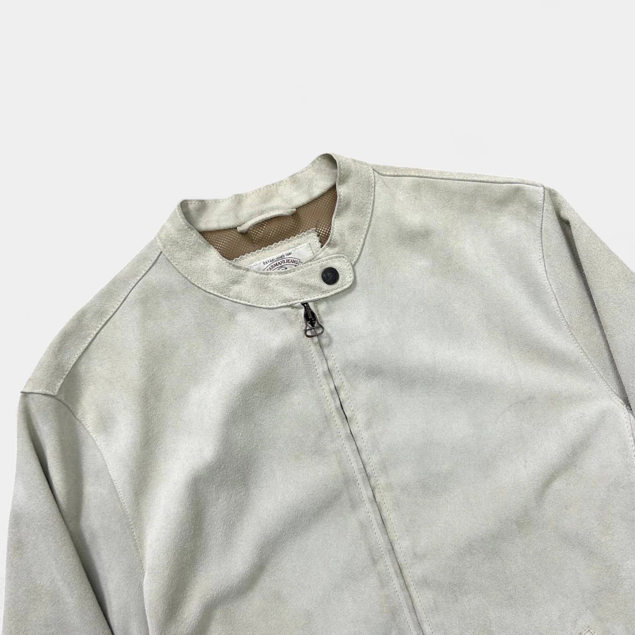 Armani Armani Jeans 2000s Suede Jacket Size US S / EU 44-46 / 1 - 3 Thumbnail