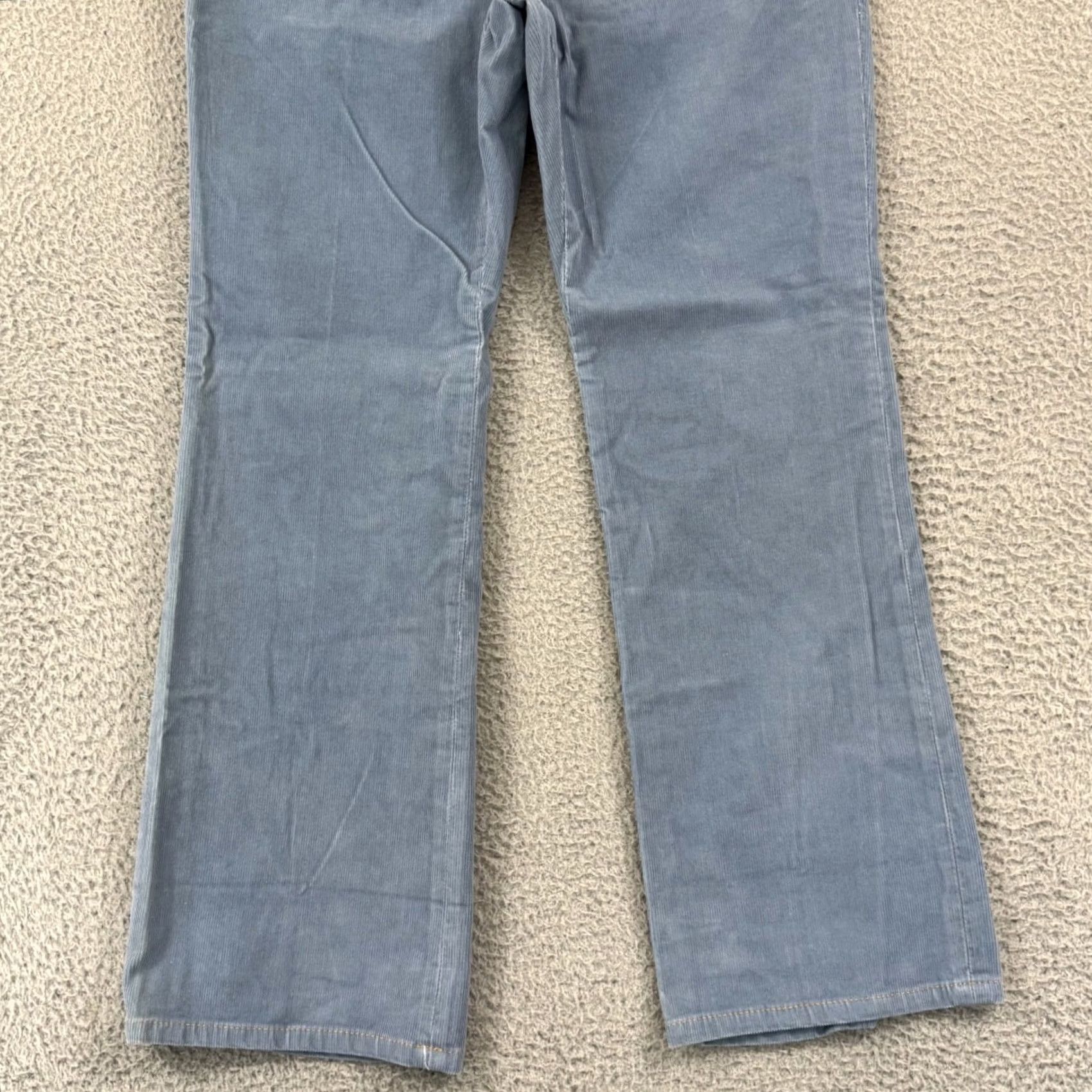 Gap VINTAGE Gap Pants Womens 12 Blue Corduroy Low Rise Capri Straight Slim Y2K NWT Size 34" / US 12 / IT 48 - 2 Thumbnail