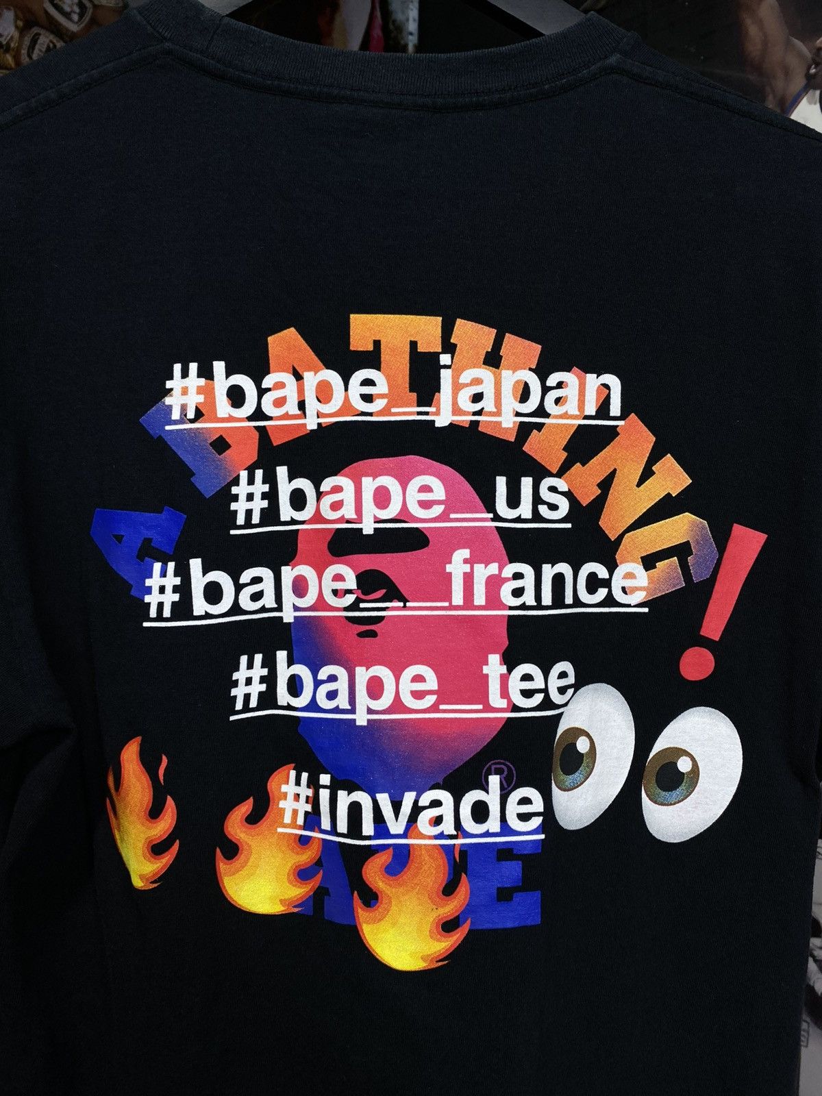 A Bathing Ape Emoji Bape Head T-Shirt Size Fits Medium
