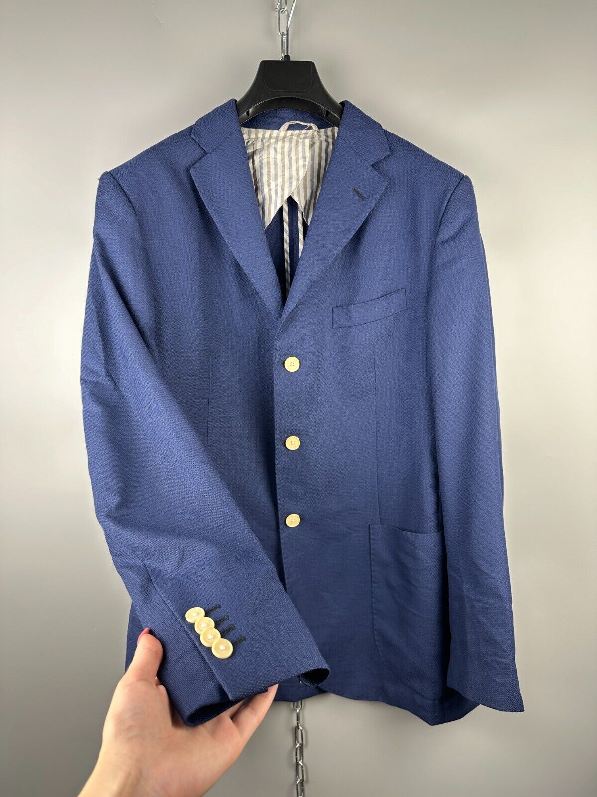 Boggi Boggi Luxury Wool Casual Sport Blazer Jacket Size 38L - 8 Thumbnail
