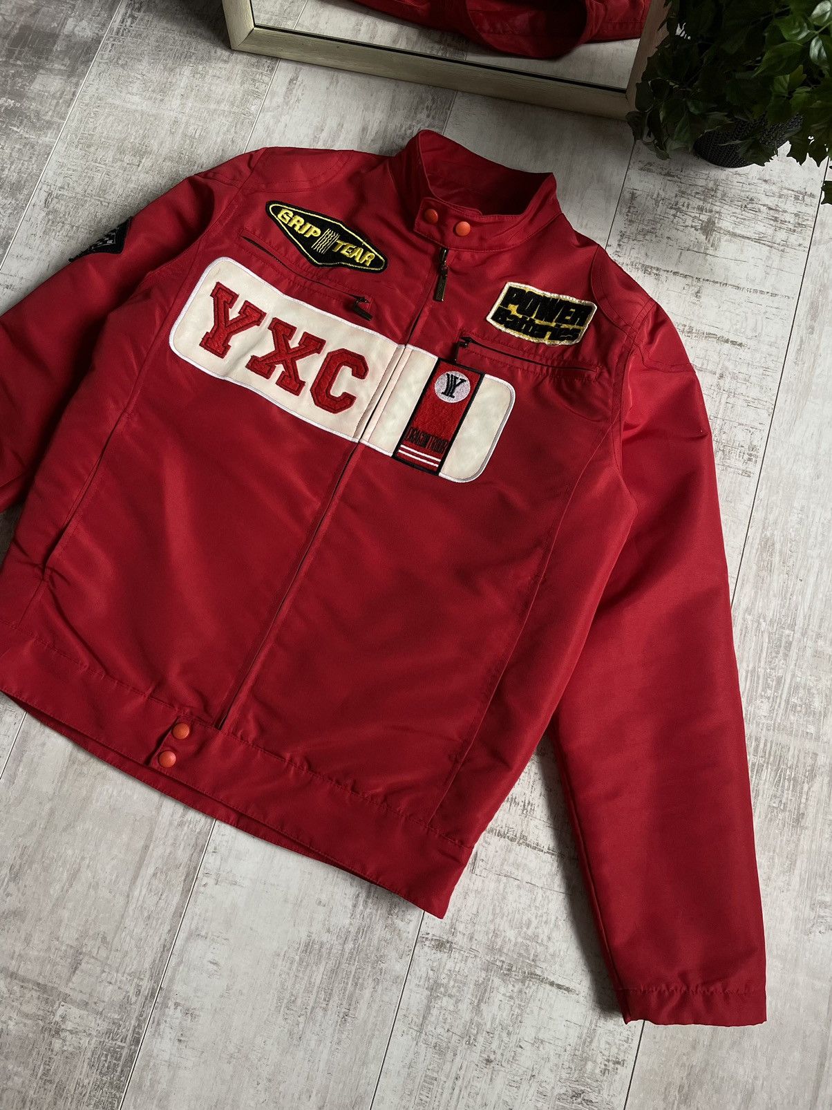Vintage Vintage 90’s Grand Prix Racing Jacket YXC Power Battaries F1 Size US M / EU 48-50 / 2 - 5 Thumbnail
