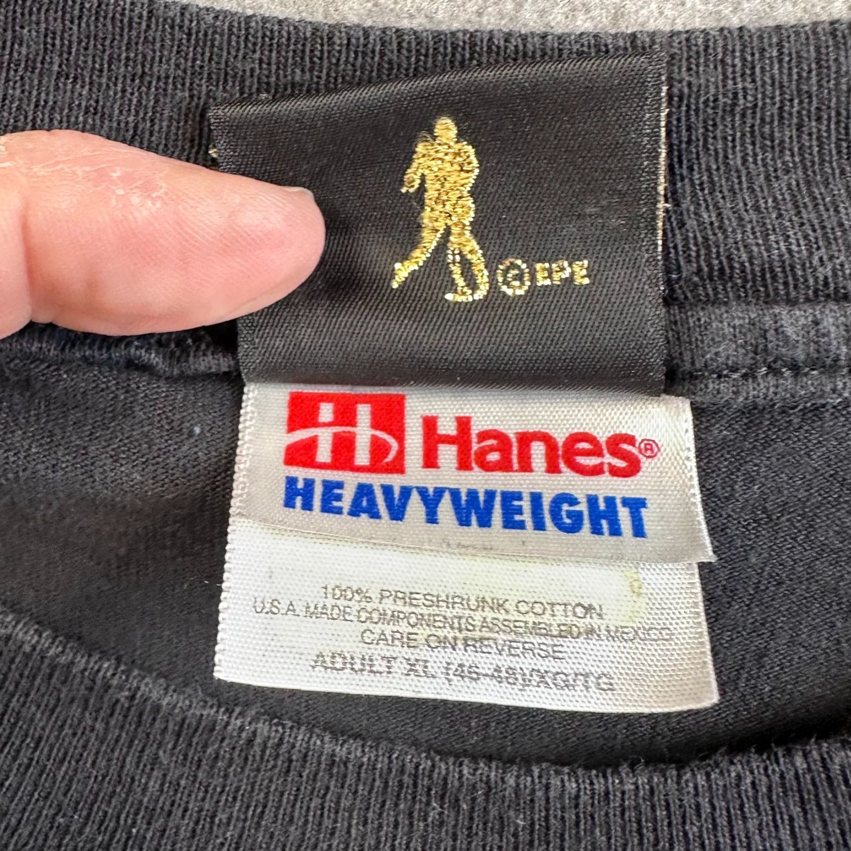 Hanes VINTAGE Elvis Presley Mens XL TCB Lightning Tee Taking Care Business Licensed Size US XL / EU 56 / 4 - 5 Thumbnail