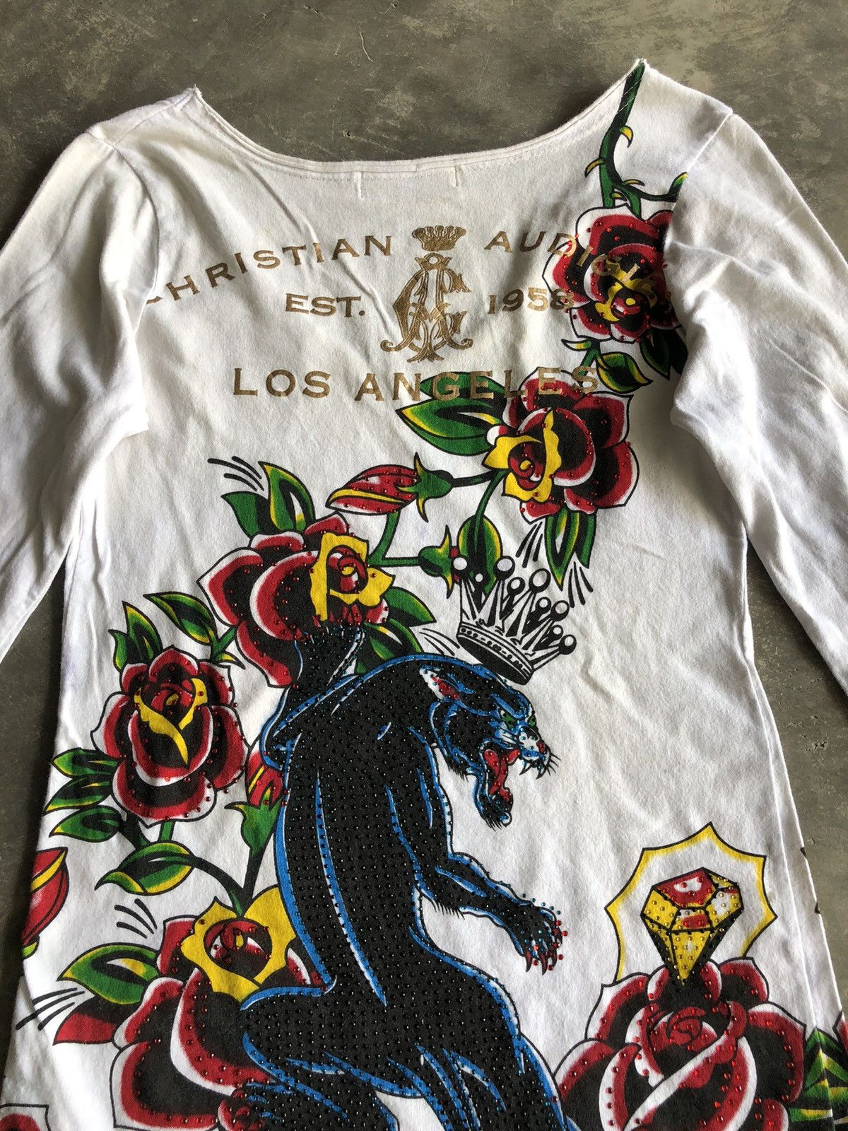 Christian Audigier × Ed Hardy Ed Hardy by Christian Audigier crazy vintage tee Size S / US 4 / IT 40 - 4 Thumbnail