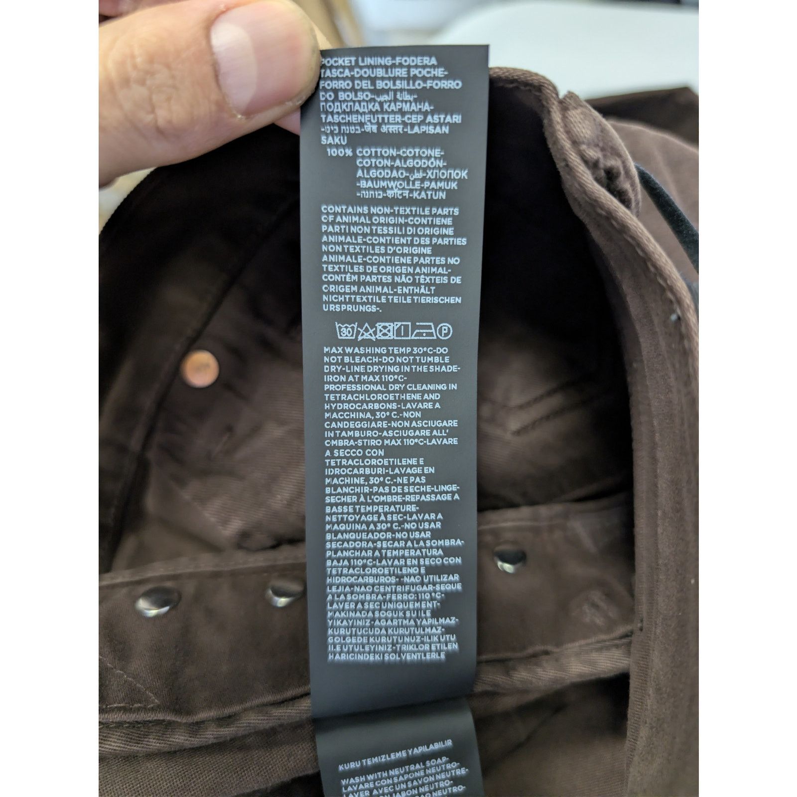 Tom Ford o1rshd1 Slim Denim Jeans in Brown Size US 34 / EU 50 - 17 Thumbnail