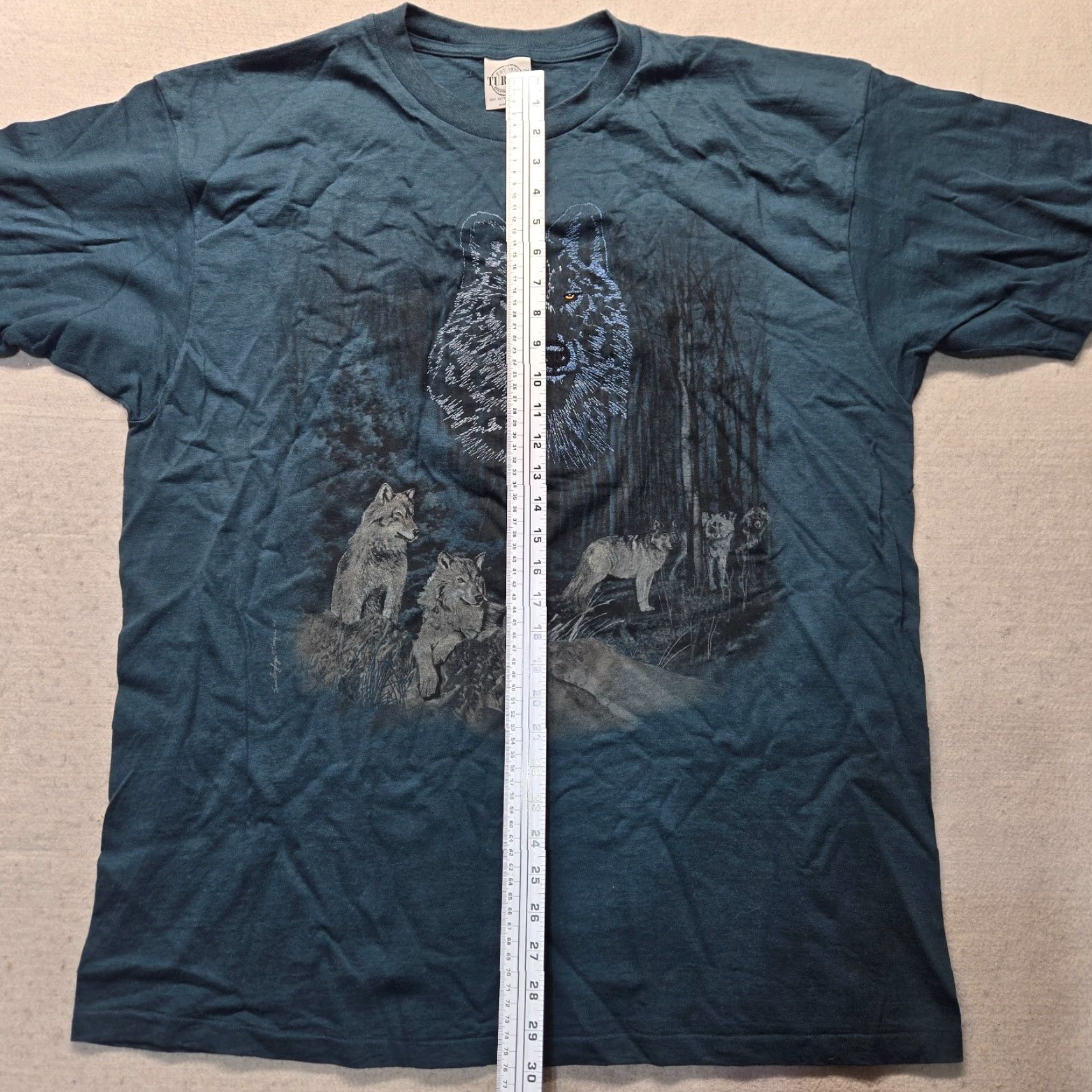 Vintage Turner Embroidered Blue Shirt T-Shirt Adult Men's 2XL XXL Size US XXL / EU 58 / 5 - 7 Thumbnail
