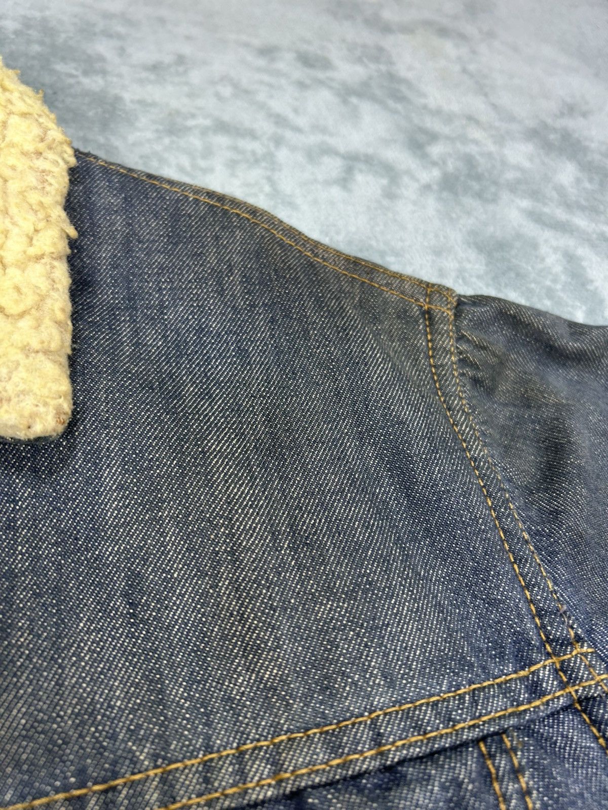 Sears Vintage 60’s Sears Roebuck Denim Sherpa Lined Ranch Jacket Size US M / EU 48-50 / 2 - 5 Thumbnail