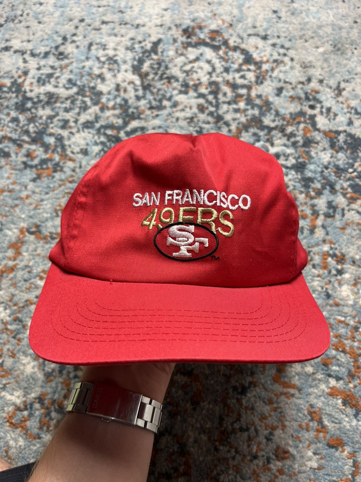 NFL × Vintage Vintage 1993 San Francisco 49ers NFL embroidered hat Size ONE SIZE - 2 Thumbnail